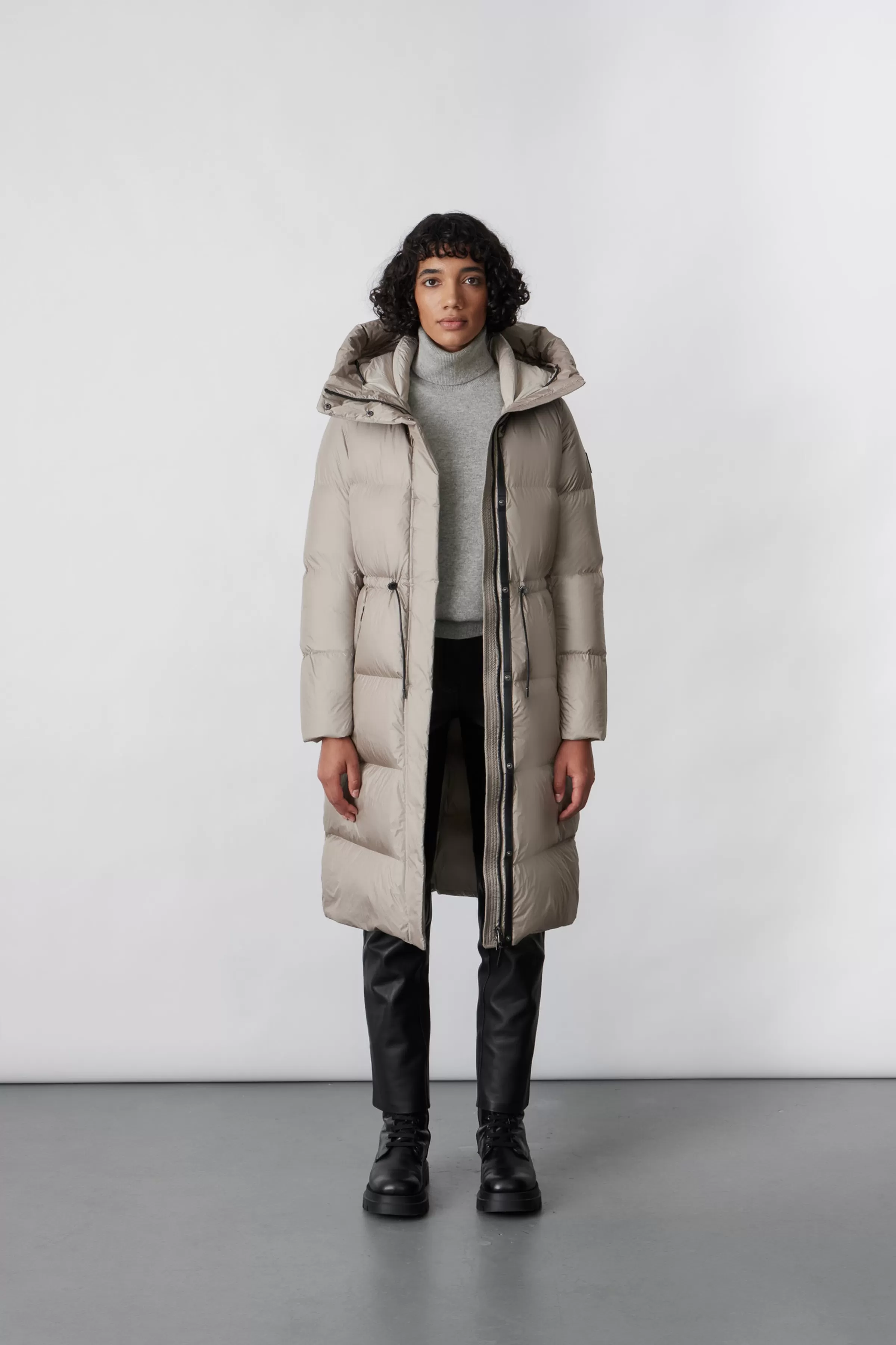 Ishani, Foil Shield Long Down Coat With Hood For Ladies | ® US | Mackage Online