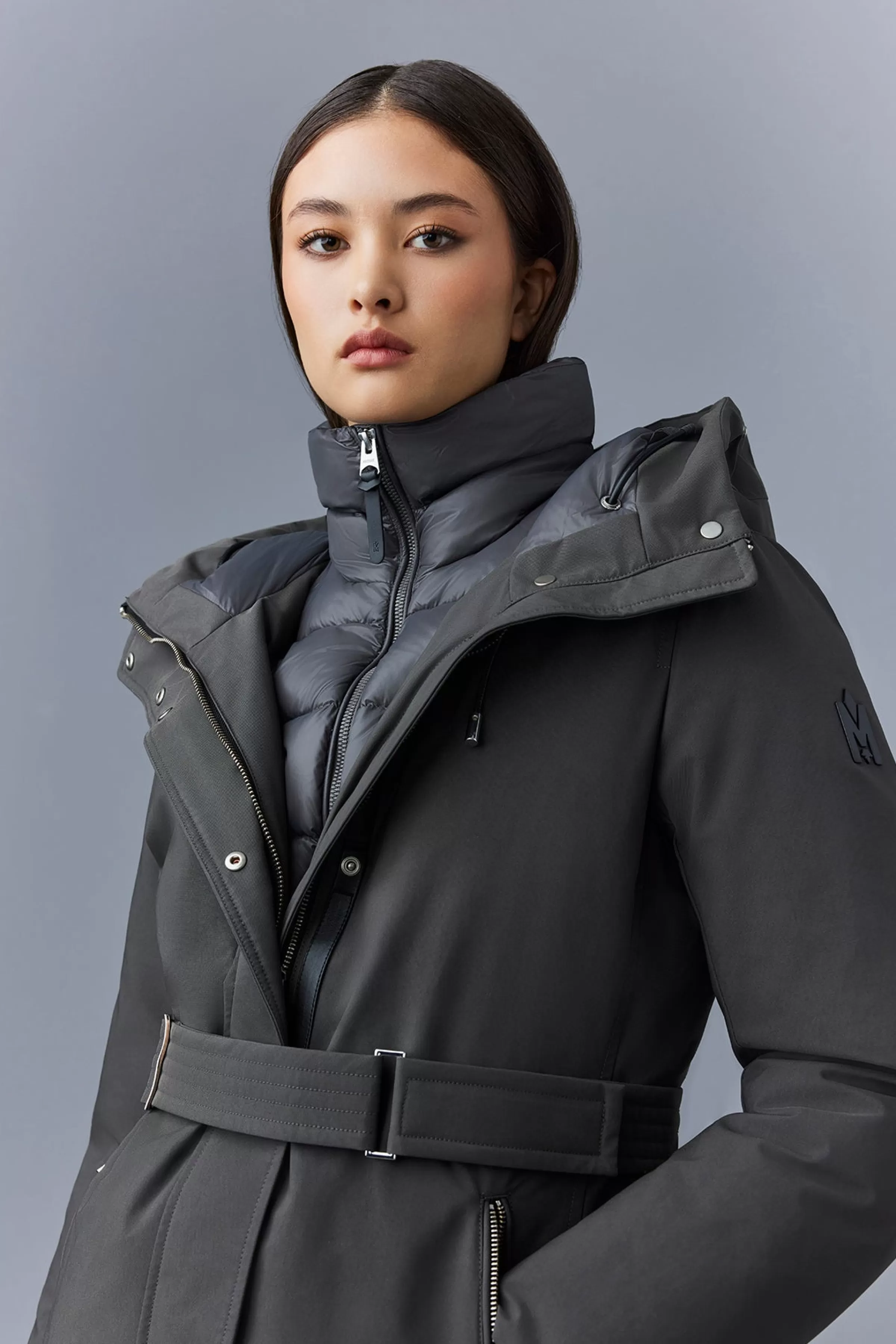 Jeni, 2-in-1 Down Parka With Removable Bib & Fur Trim For Ladies | ® US | Mackage Best Sale