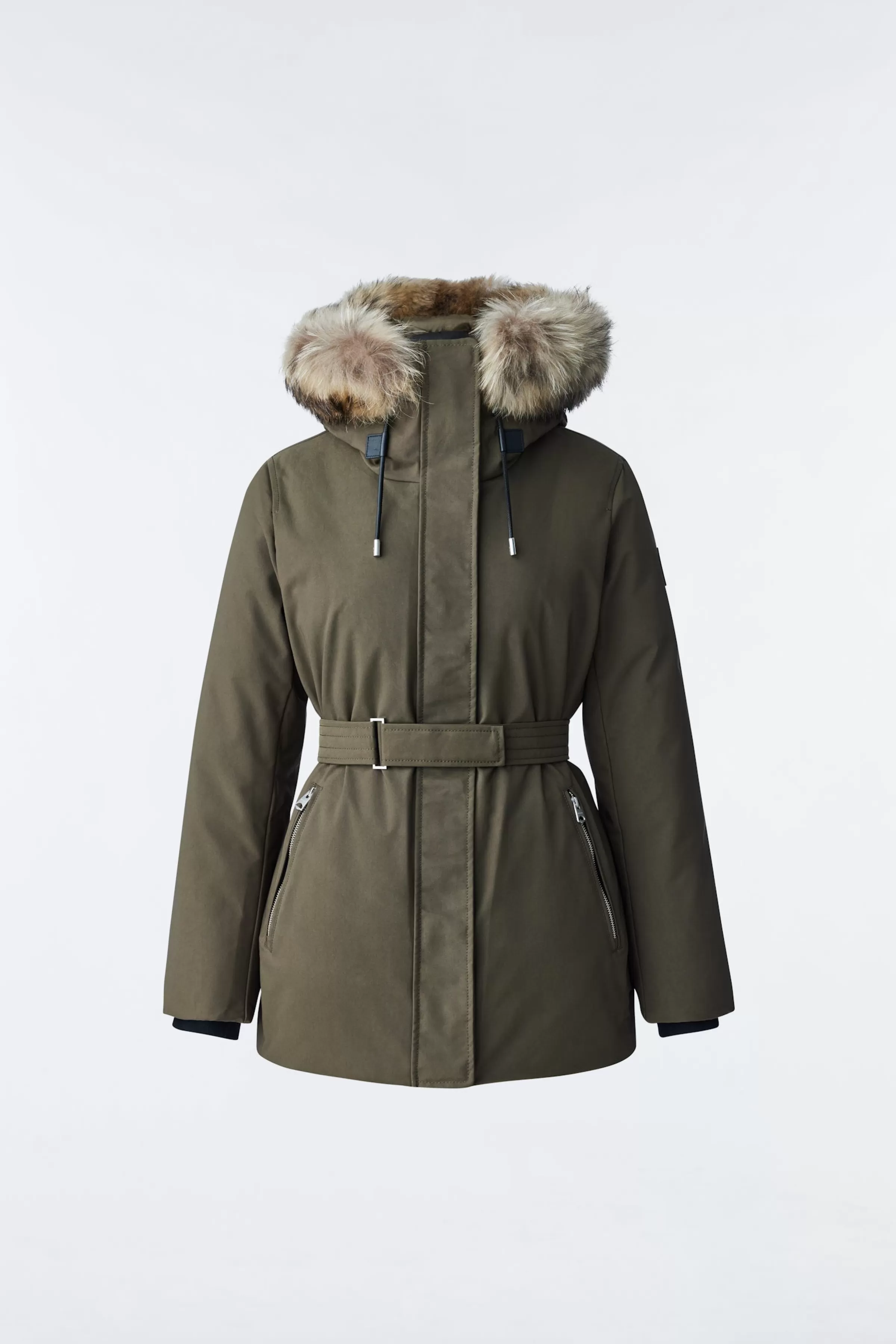 Jeni, 2-in-1 Down Parka With Removable Bib And Natural Fur For Ladies | ® US | Mackage Shop