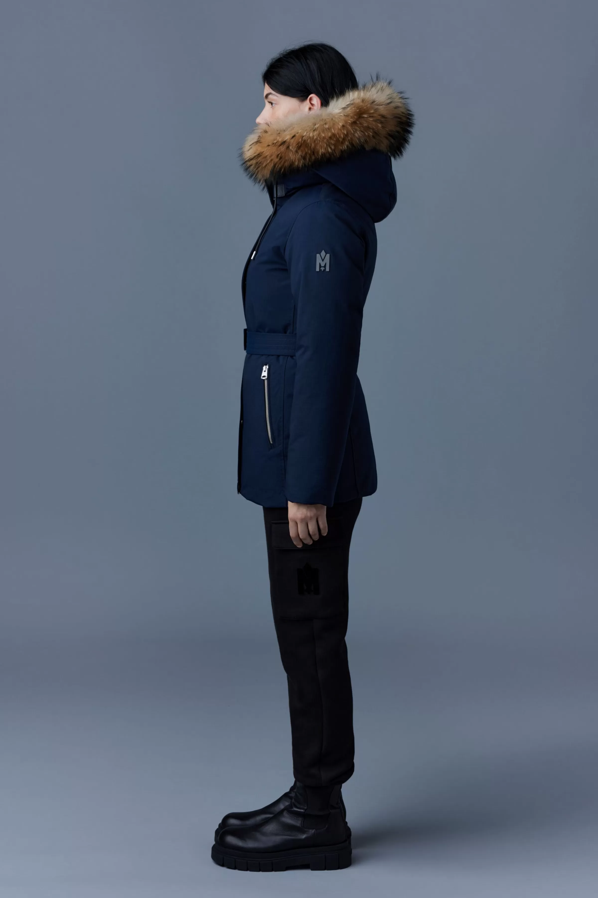 Jeni, 2-in-1 Down Parka With Removable Bib And Natural Fur For Ladies | ® US | Mackage Shop