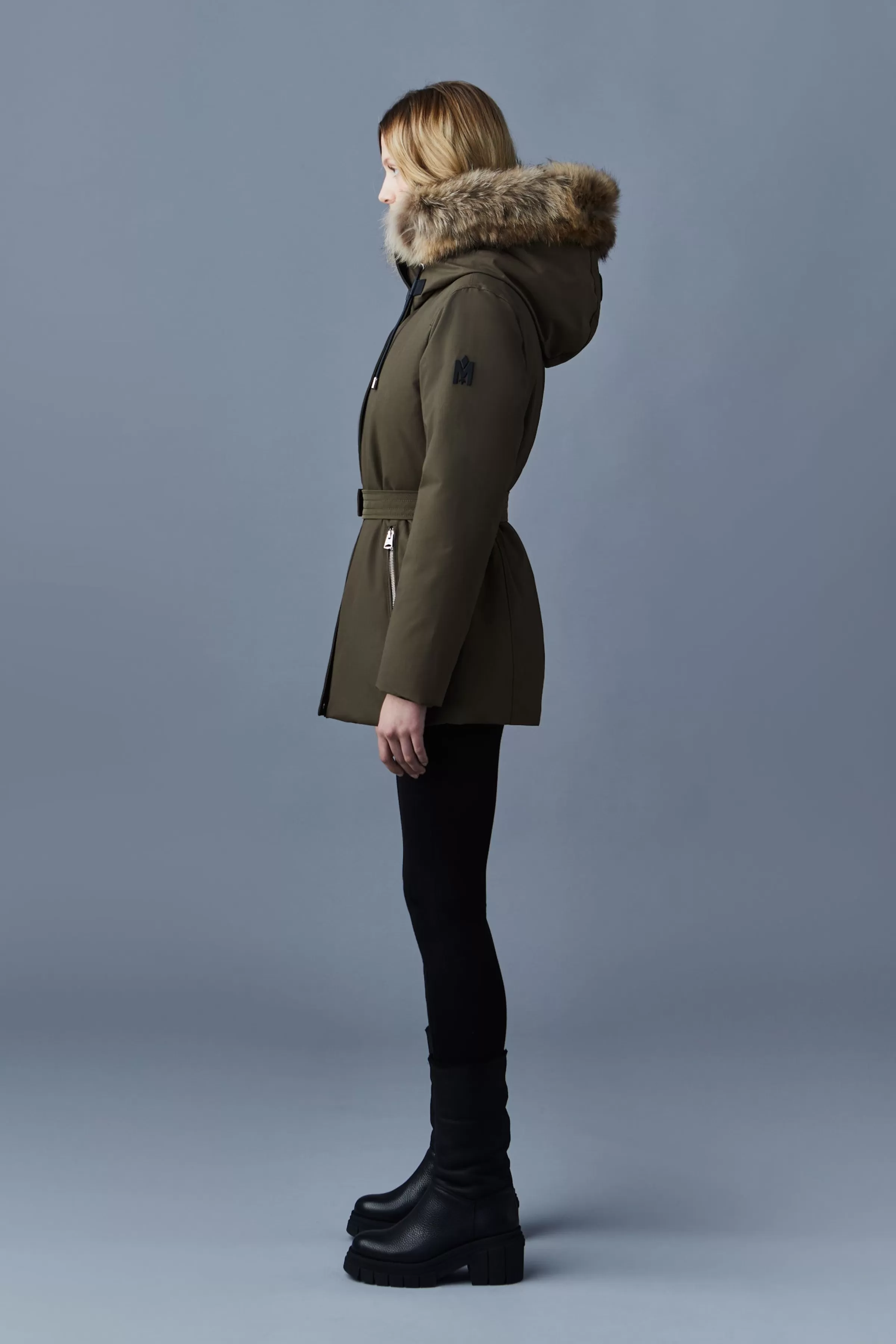 Jeni, 2-in-1 Down Parka With Removable Bib And Natural Fur For Ladies | ® US | Mackage Shop