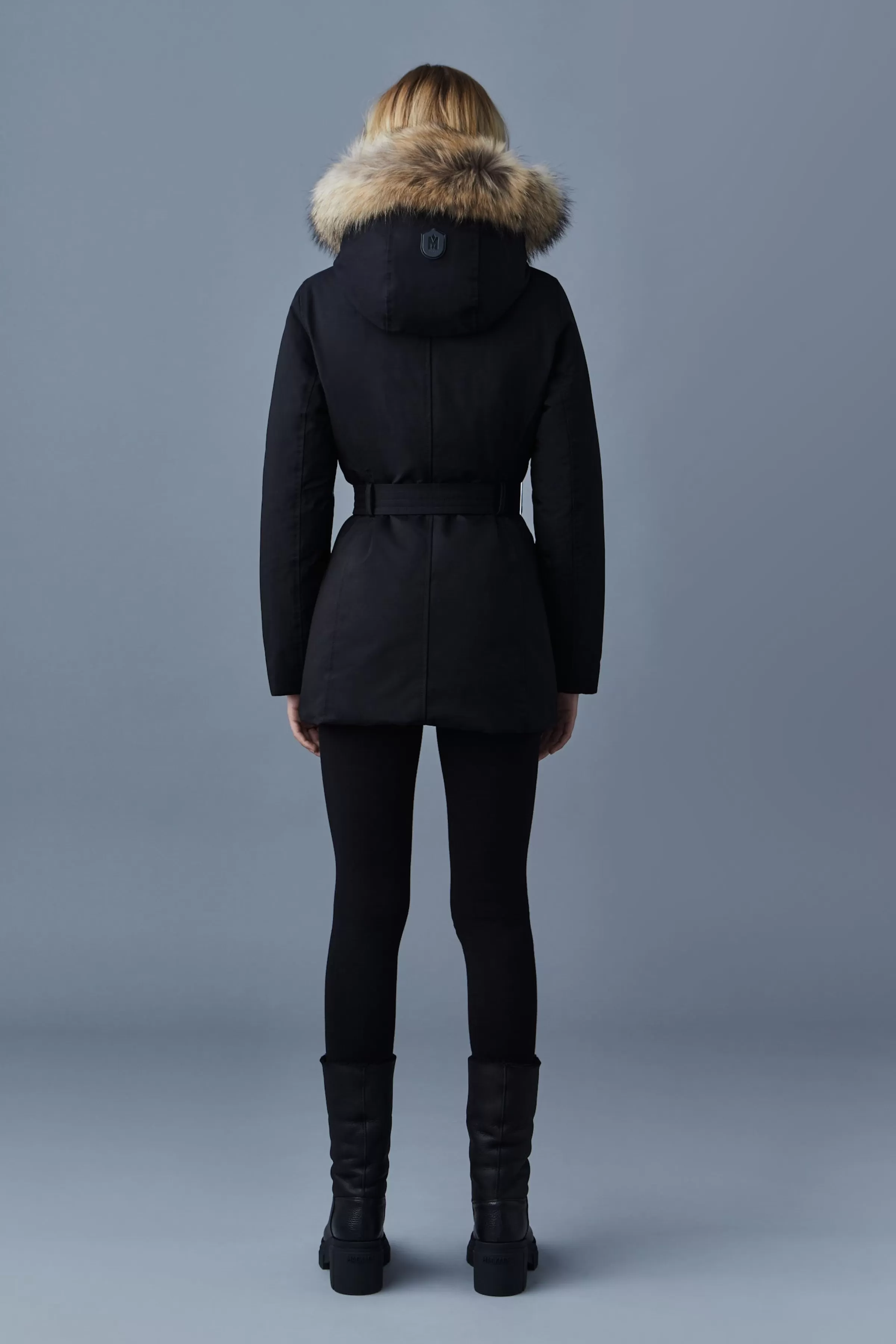 Jeni, 2-in-1 Down Parka With Removable Bib And Natural Fur For Ladies | ® US | Mackage Shop