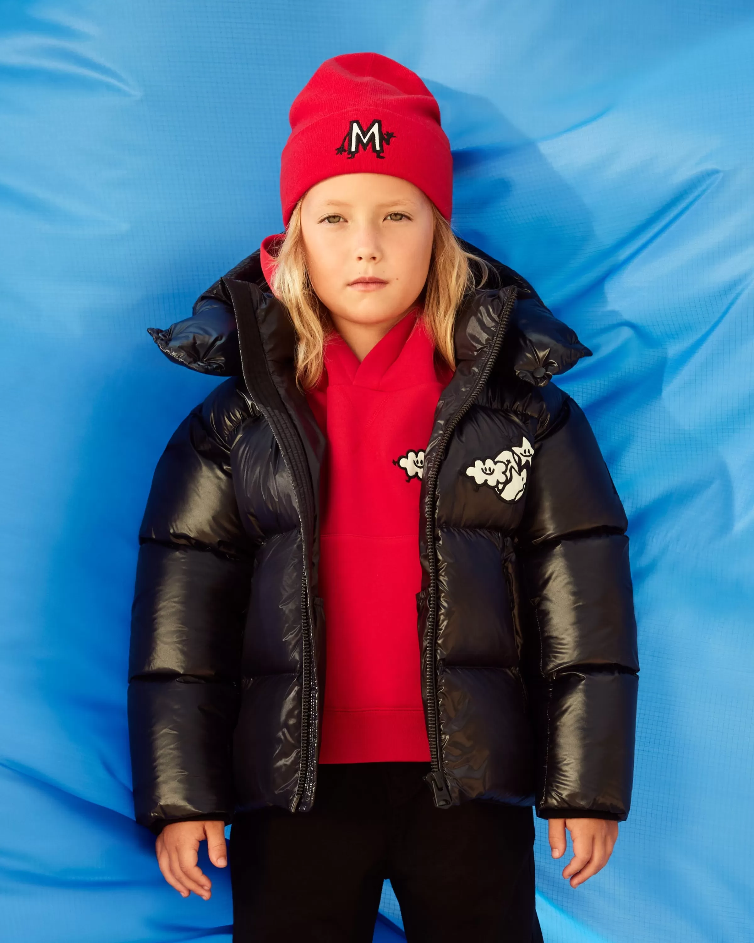Jesse, Lightweight Down Jacket With Collab Logo And Graphics For Kids (8-14 Years) | ® US | Mackage Sale