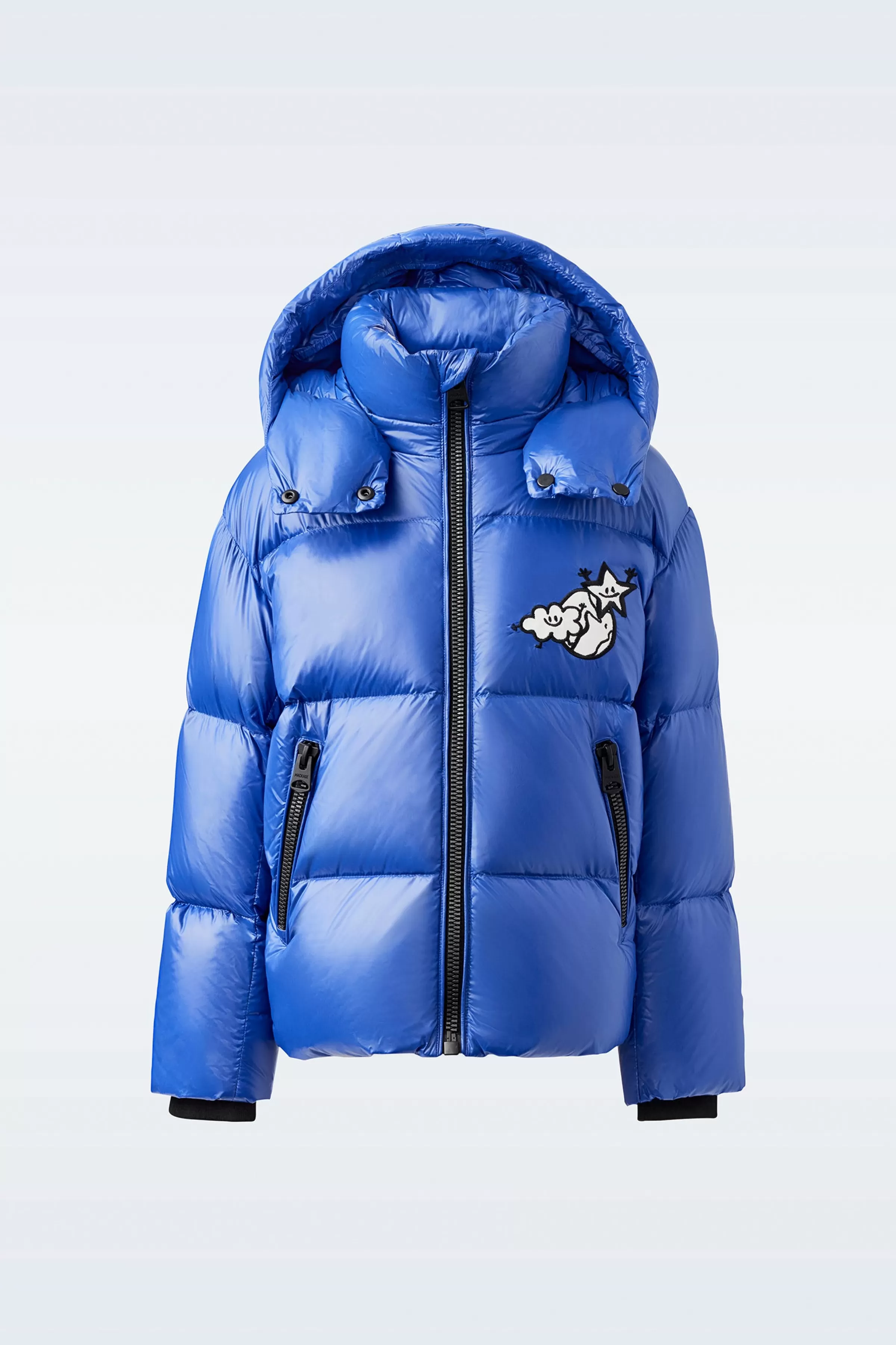 Jesse, Lightweight Down Jacket With Collab Logo And Graphics For Kids (8-14 Years) | ® US | Mackage Sale