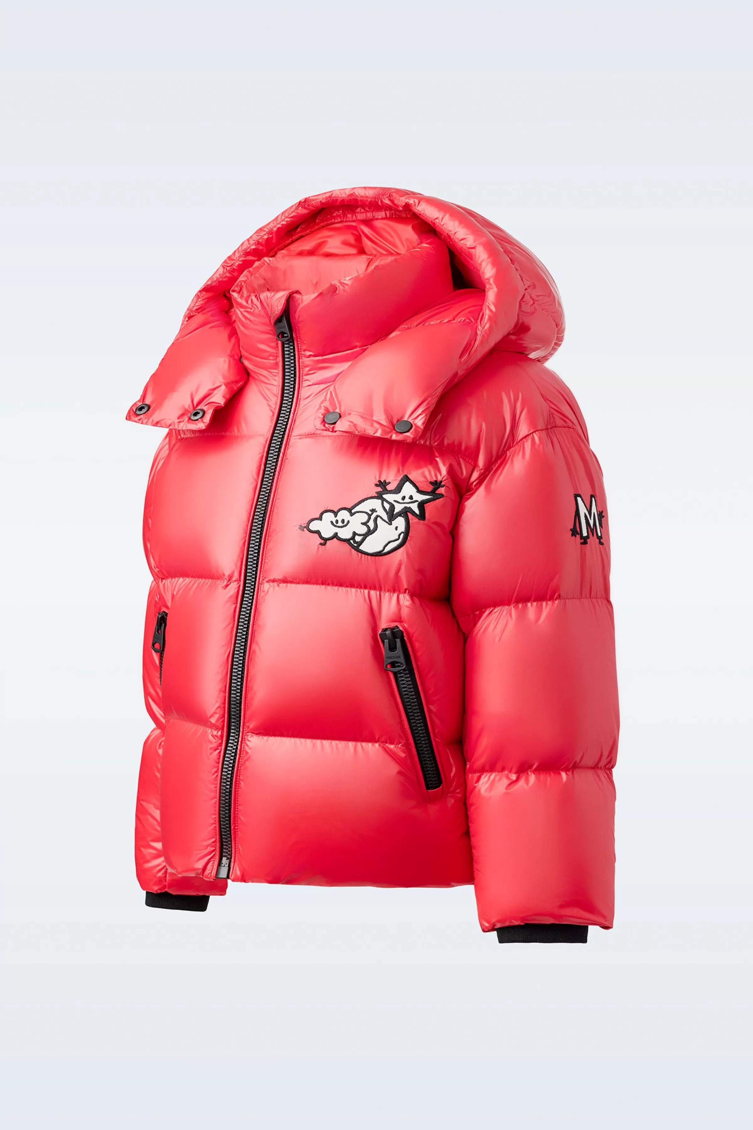 Jesse, Lightweight Down Jacket With Collab Logo And Graphics For Kids (8-14 Years) | ® US | Mackage Sale