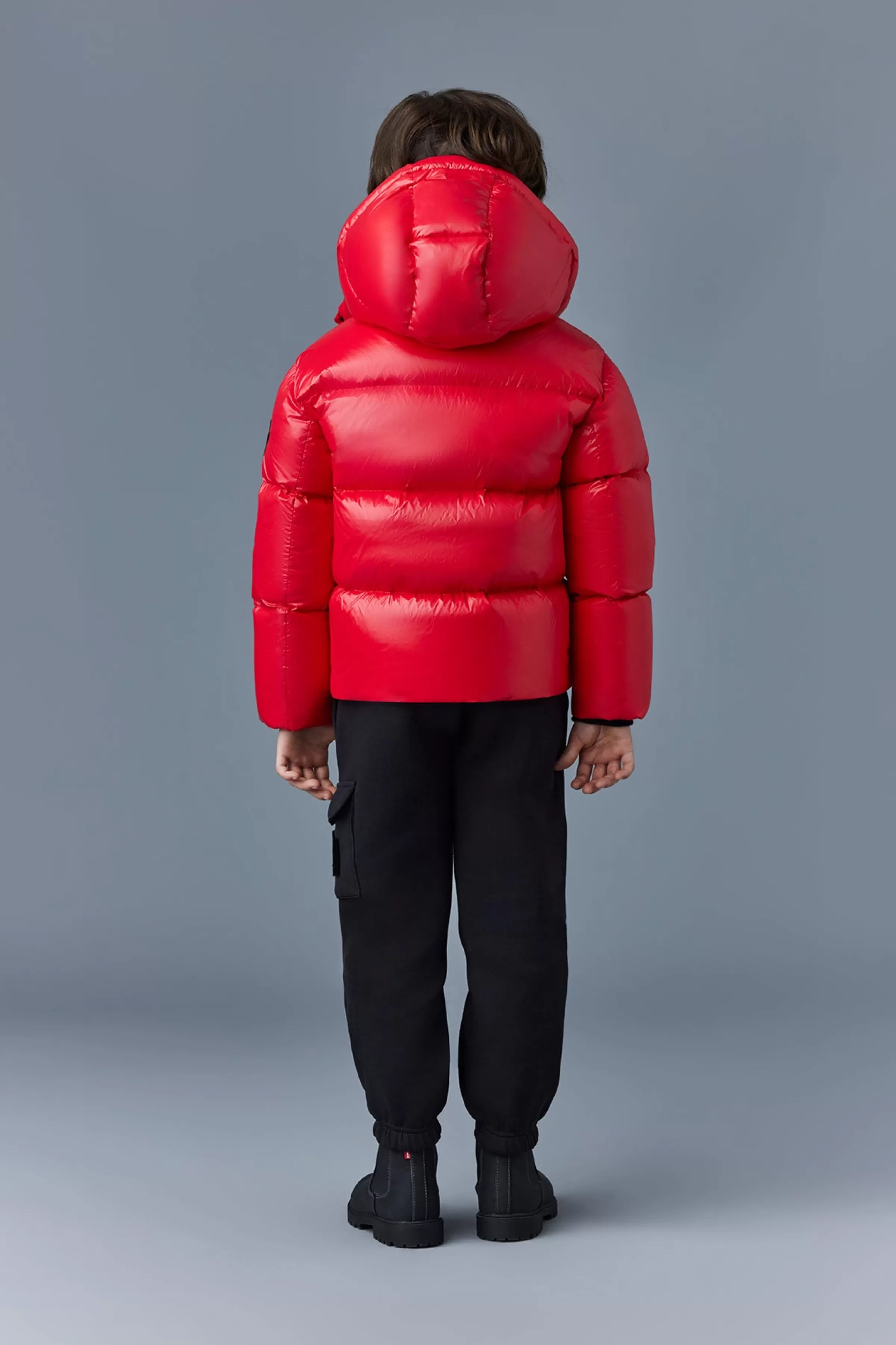 Jesse, Lightweight Down Jacket With Collab Logo And Graphics For Kids (8-14 Years) | ® US | Mackage Shop
