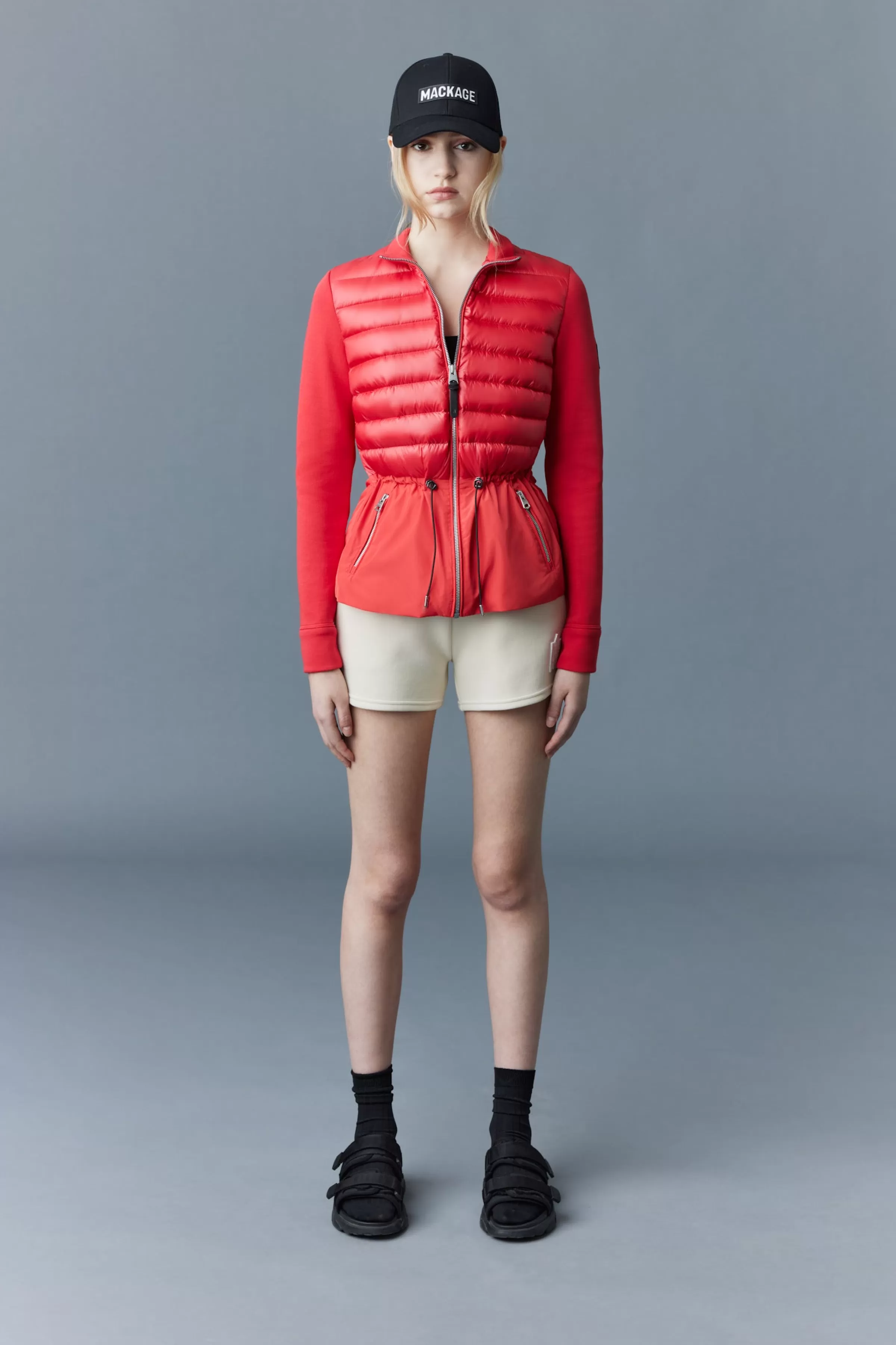 Joyce, Hybrid Jacket With Peplum For Ladies | ® US | Mackage Hot
