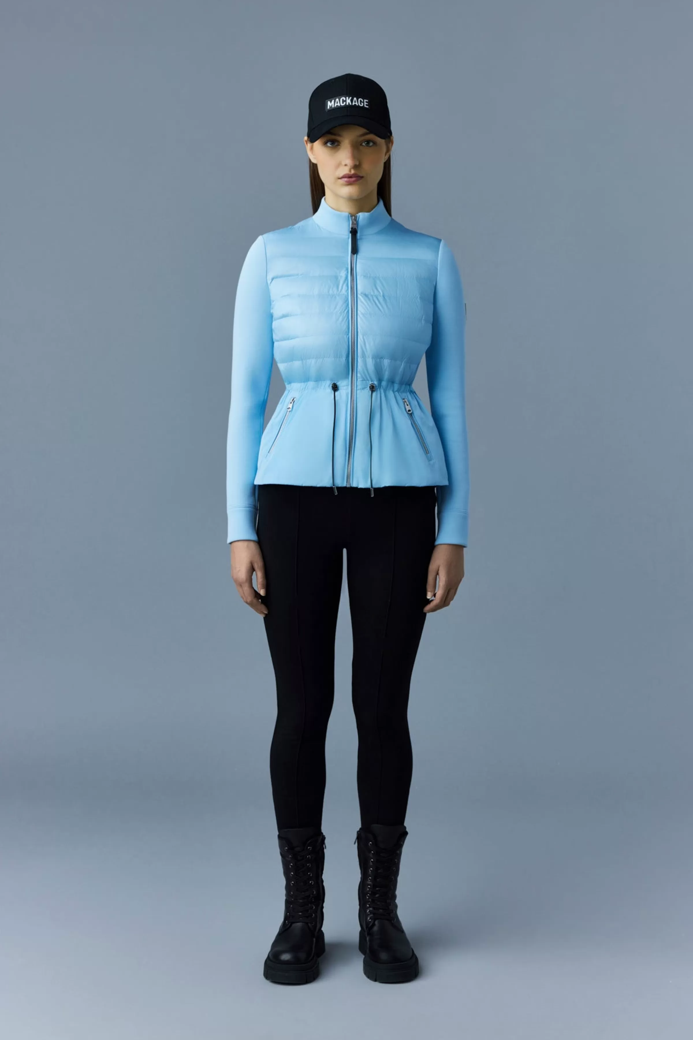 Joyce, Hybrid Jacket With Peplum For Ladies | ® US | Mackage Hot