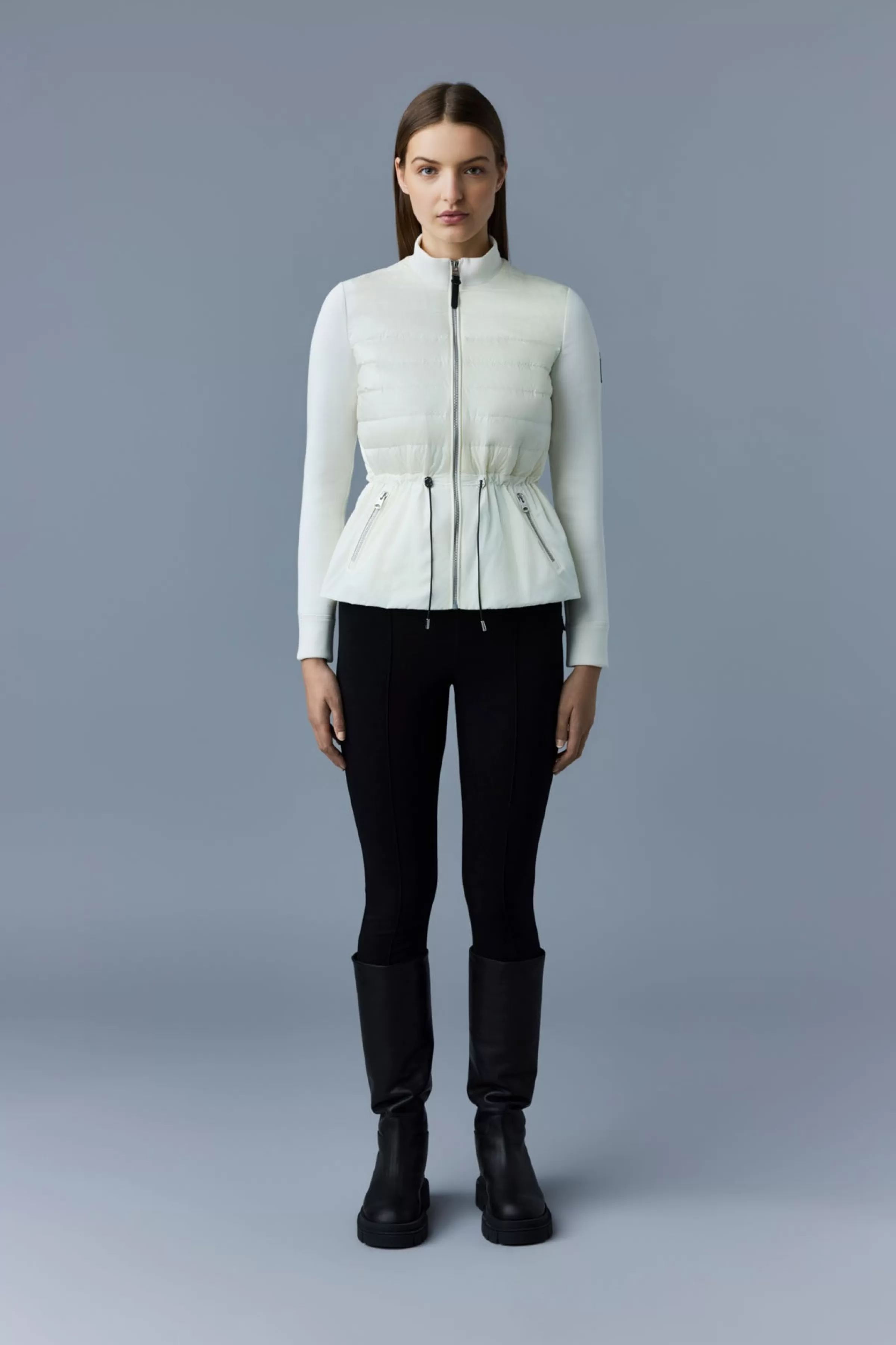 Joyce, Hybrid Jacket With Peplum For Ladies | ® US | Mackage Hot