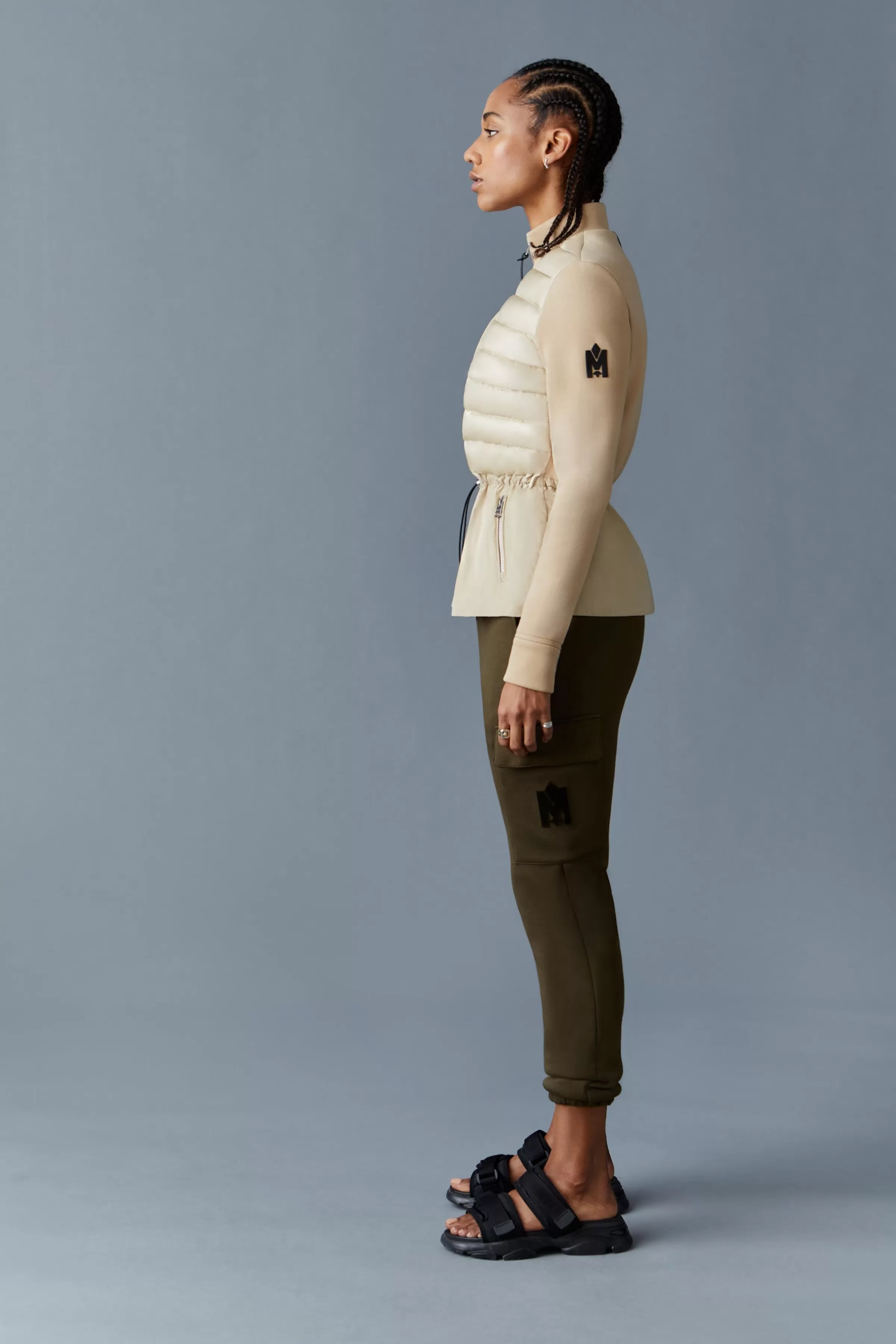 Joyce, Hybrid Jacket With Peplum For Ladies | ® US | Mackage Hot