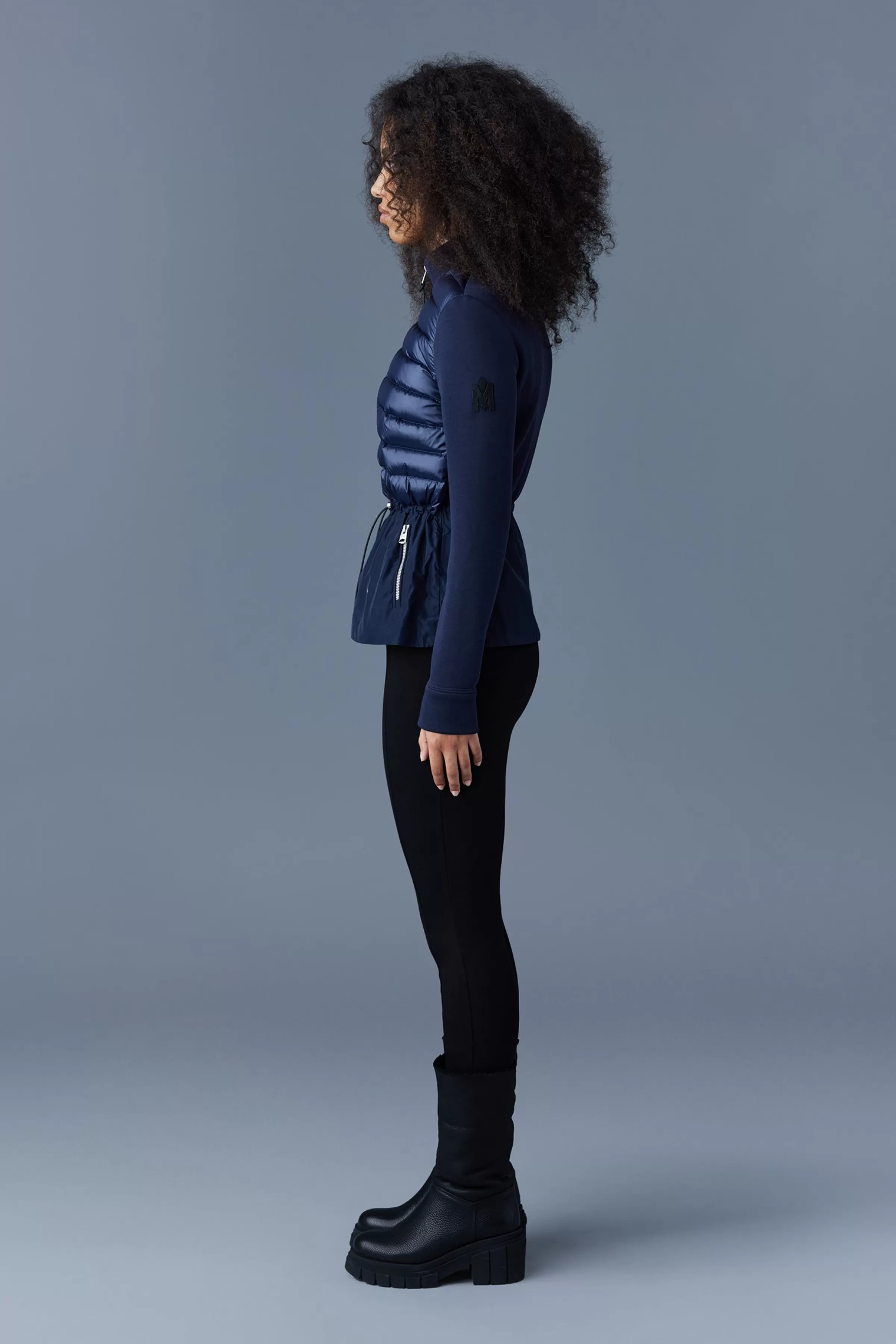 Joyce, Hybrid Jacket With Peplum For Ladies | ® US | Mackage Hot