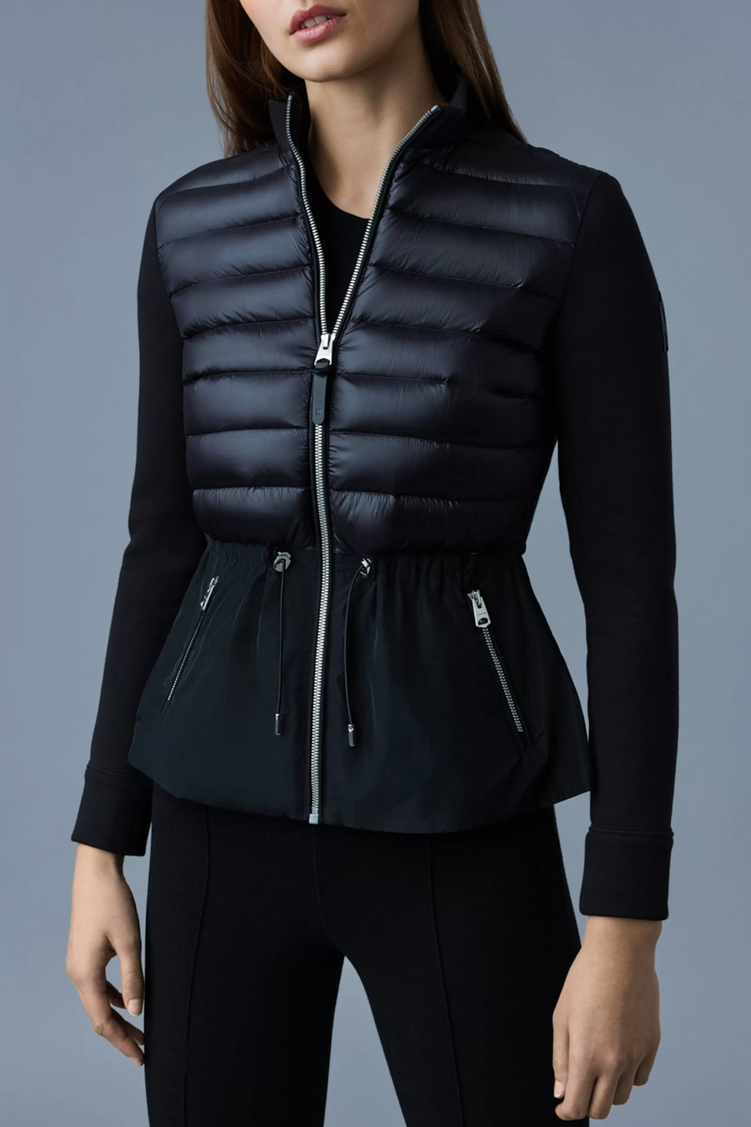 Joyce, Hybrid Jacket With Peplum For Ladies | ® US | Mackage Hot