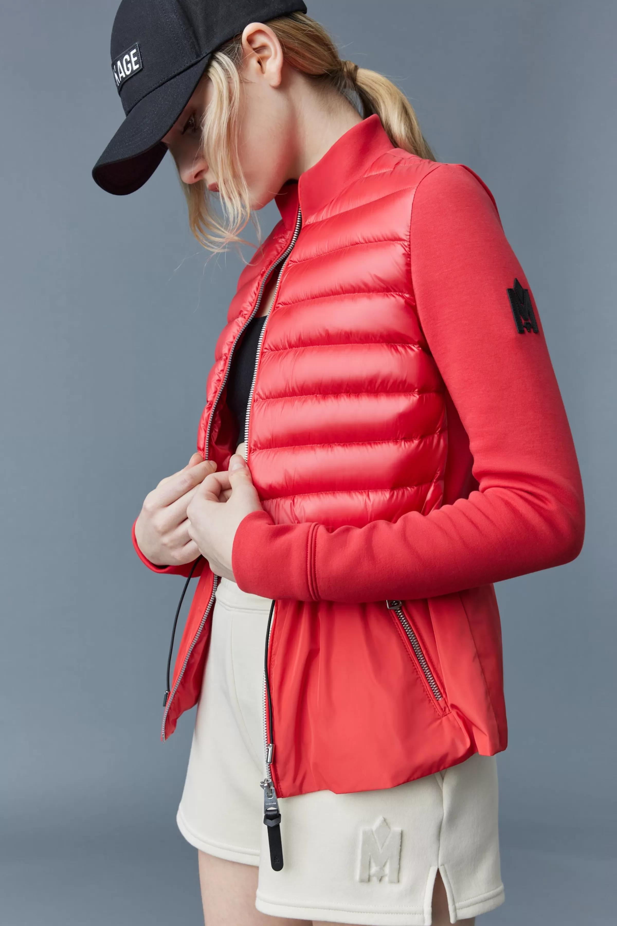 Joyce, Hybrid Jacket With Peplum For Ladies | ® US | Mackage Hot