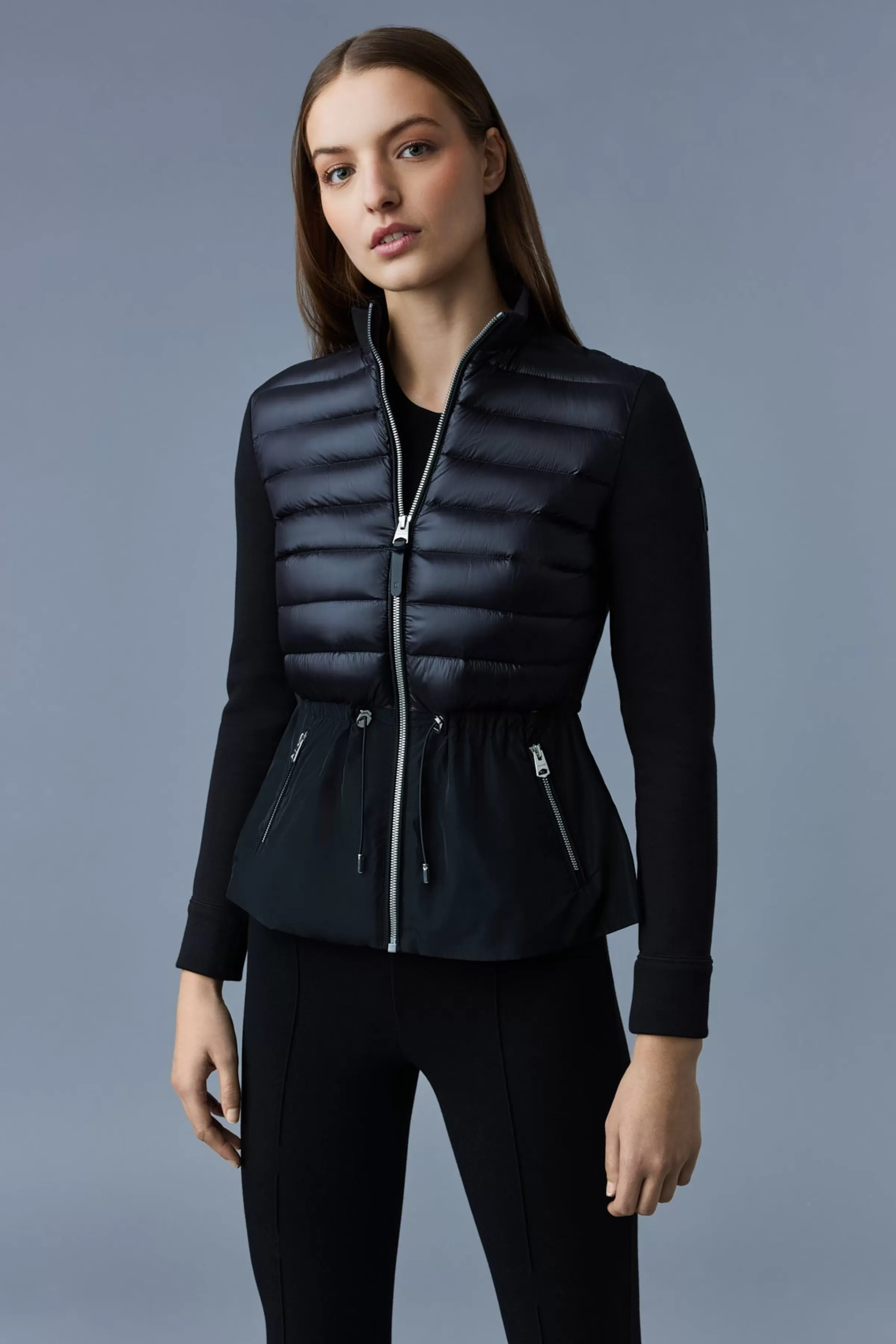 Joyce, Hybrid Jacket With Peplum For Ladies | ® US | Mackage Hot