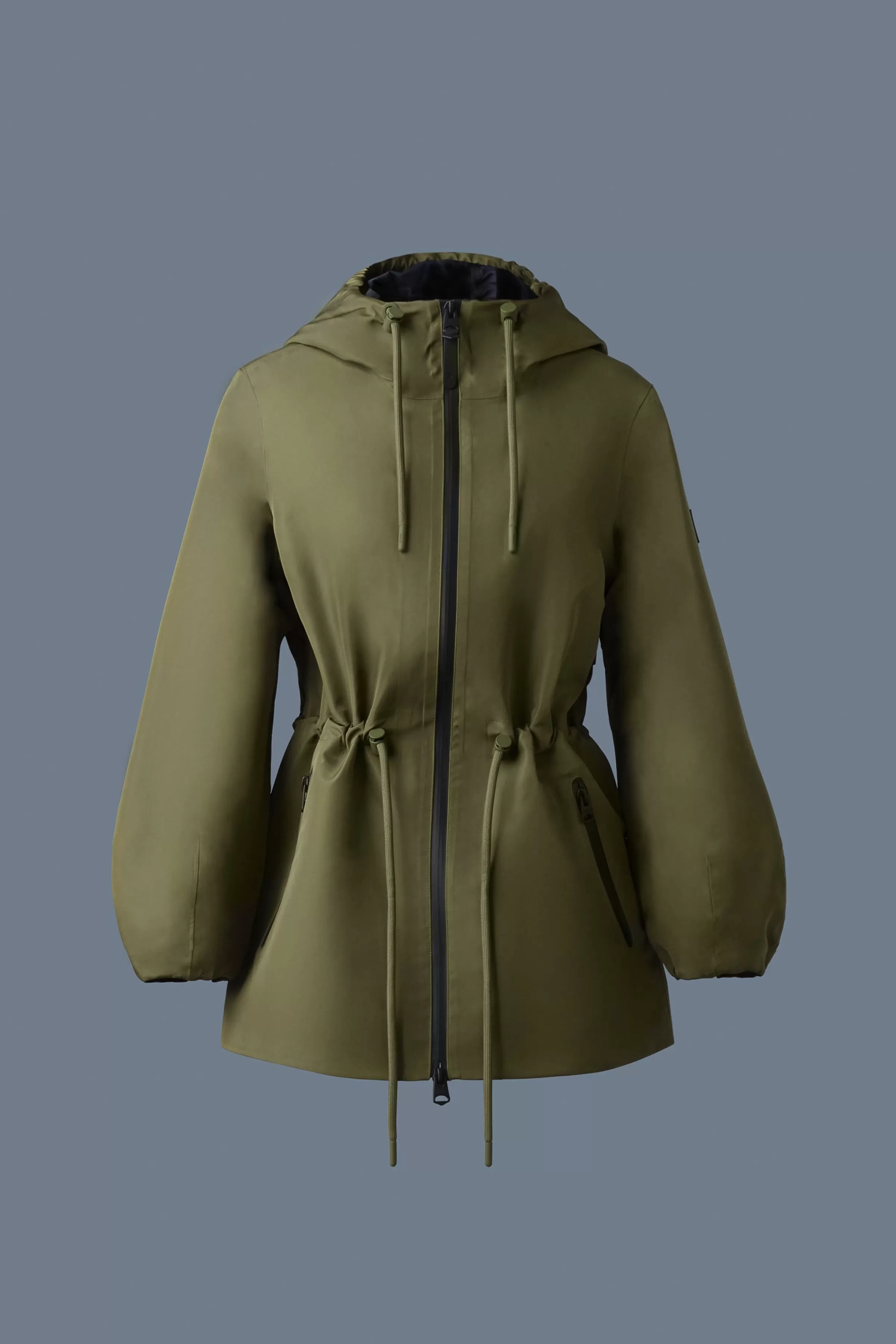 Kalea, Technical Rain Jacket With Drawcord Waist | ® US | Mackage Best