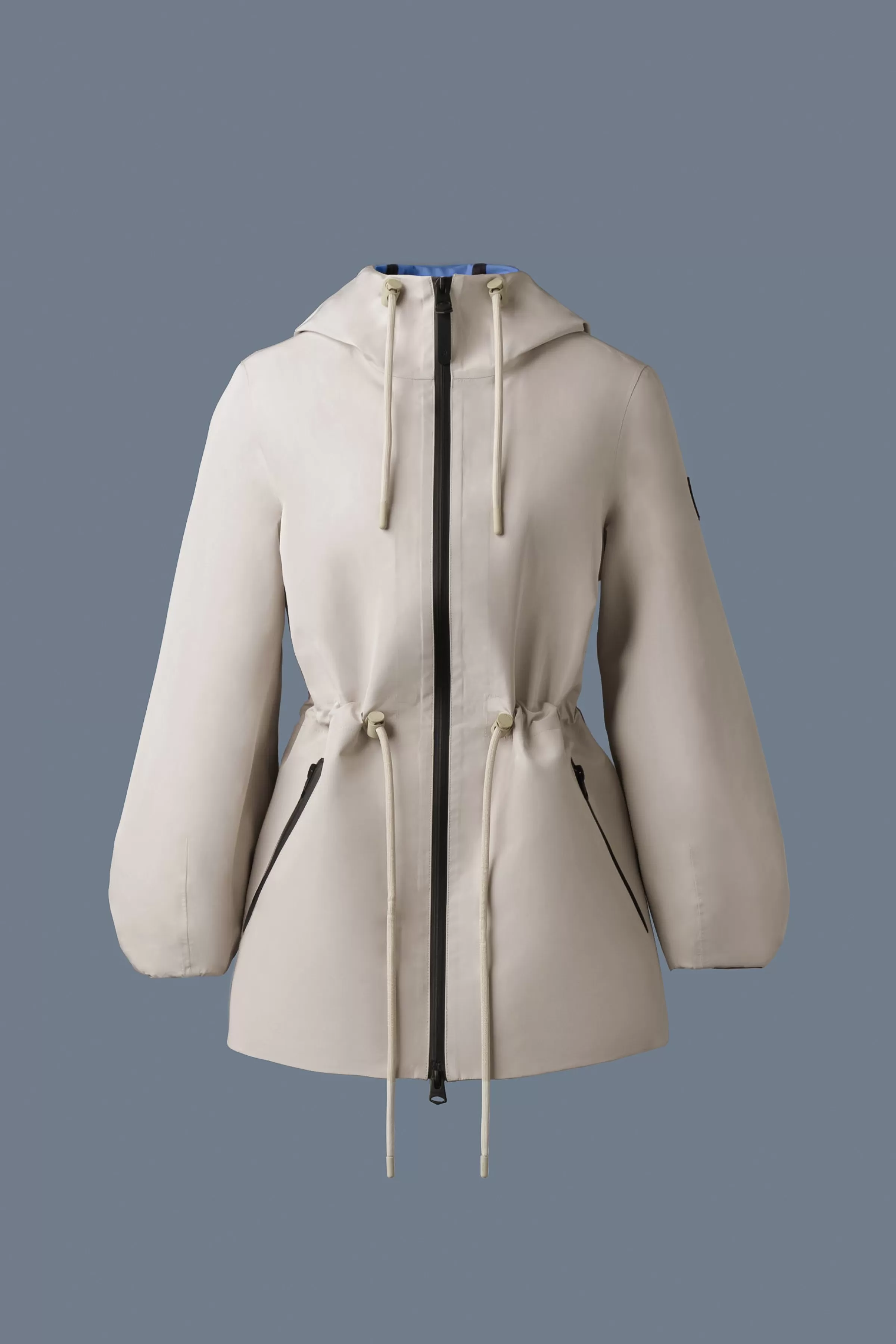 Kalea, Technical Rain Jacket With Drawcord Waist | ® US | Mackage Best