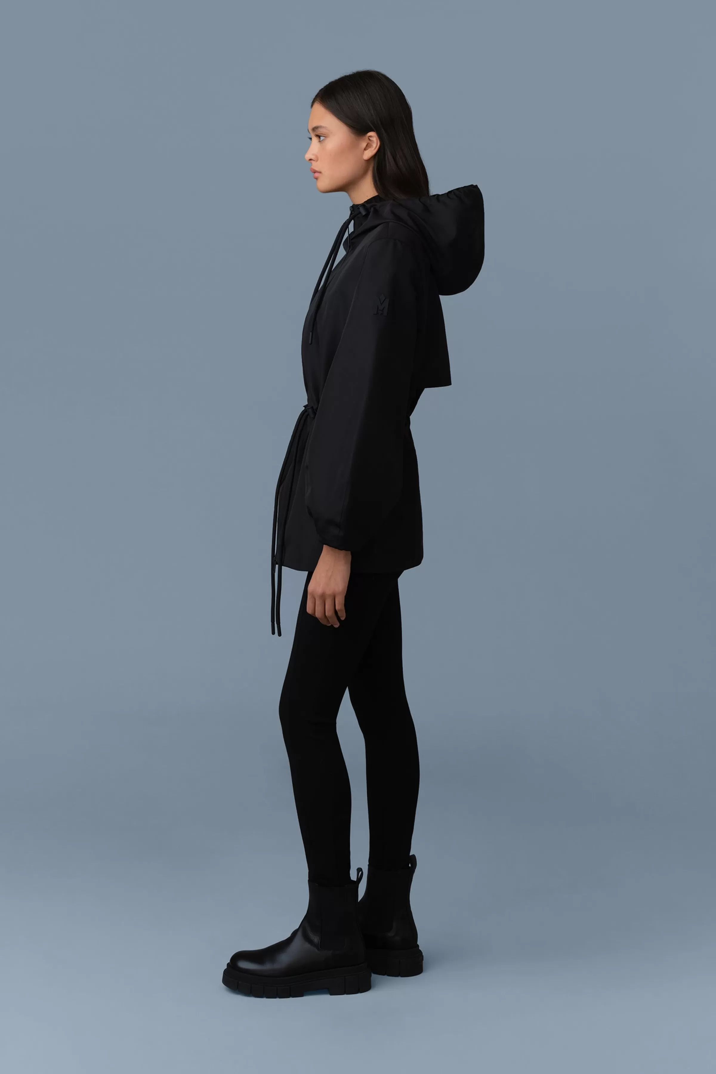 Kalea, Technical Rain Jacket With Drawcord Waist | ® US | Mackage Best