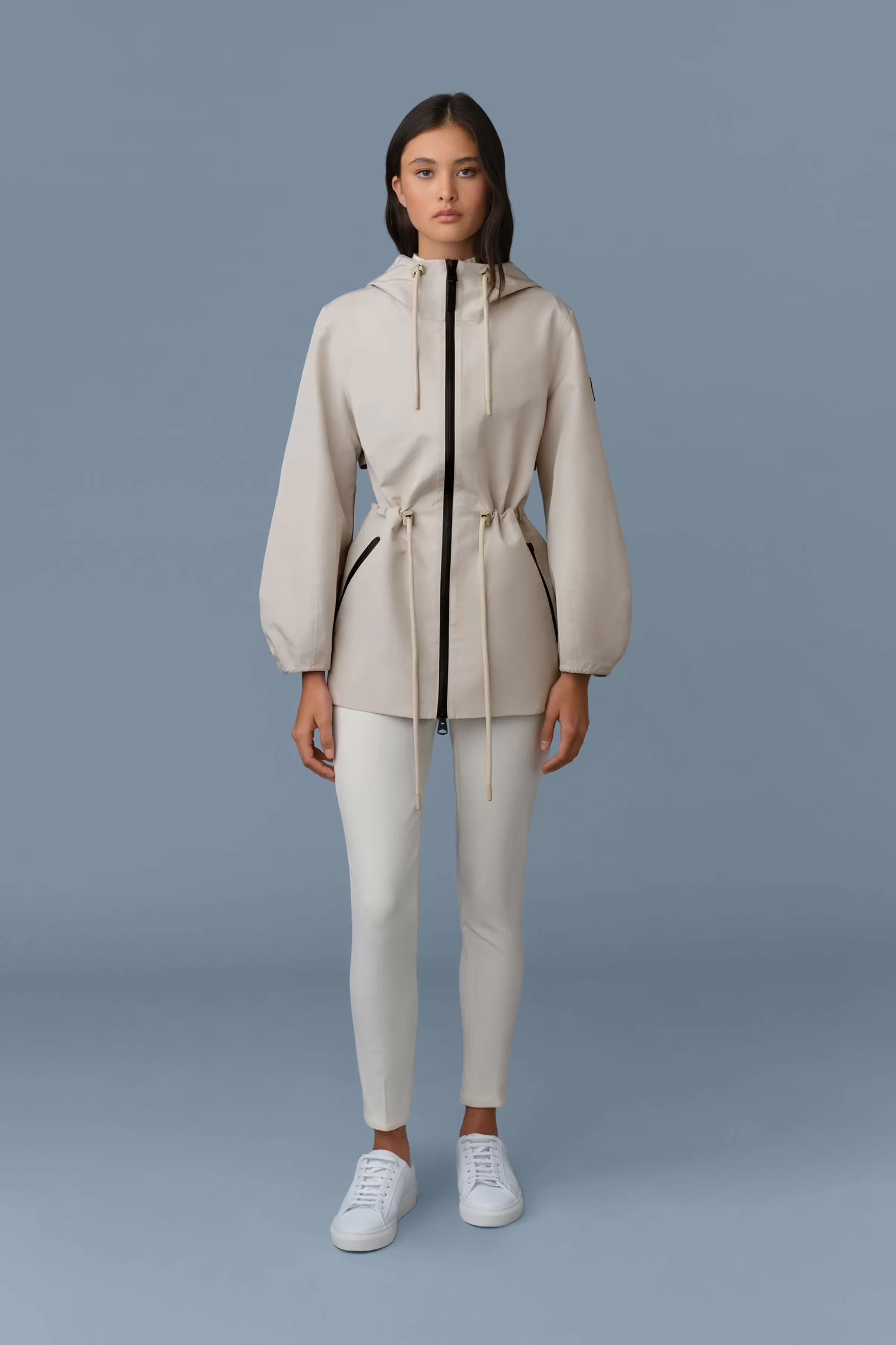 Kalea, Technical Rain Jacket With Drawcord Waist | ® US | Mackage Best