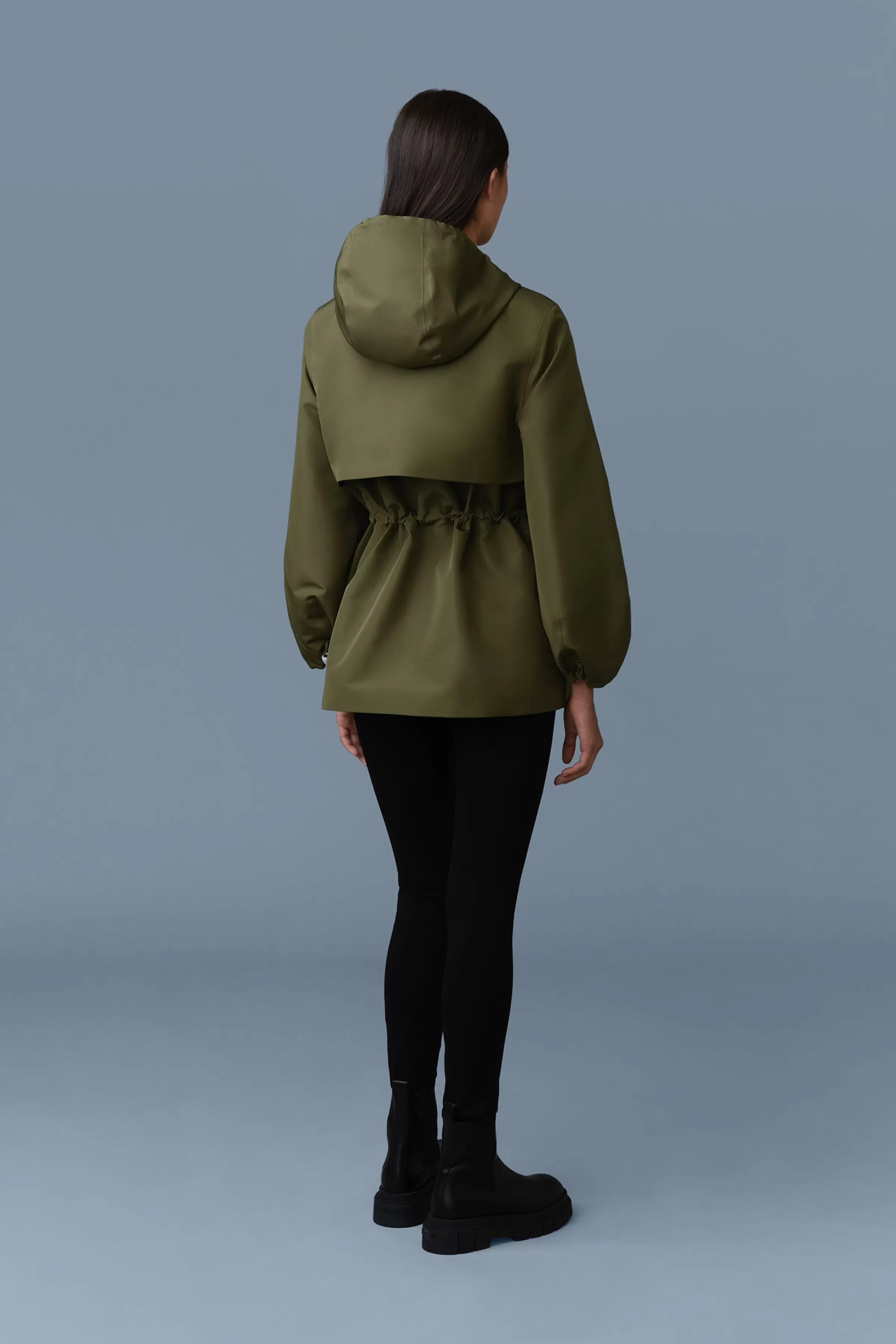 Kalea, Technical Rain Jacket With Drawcord Waist | ® US | Mackage Best