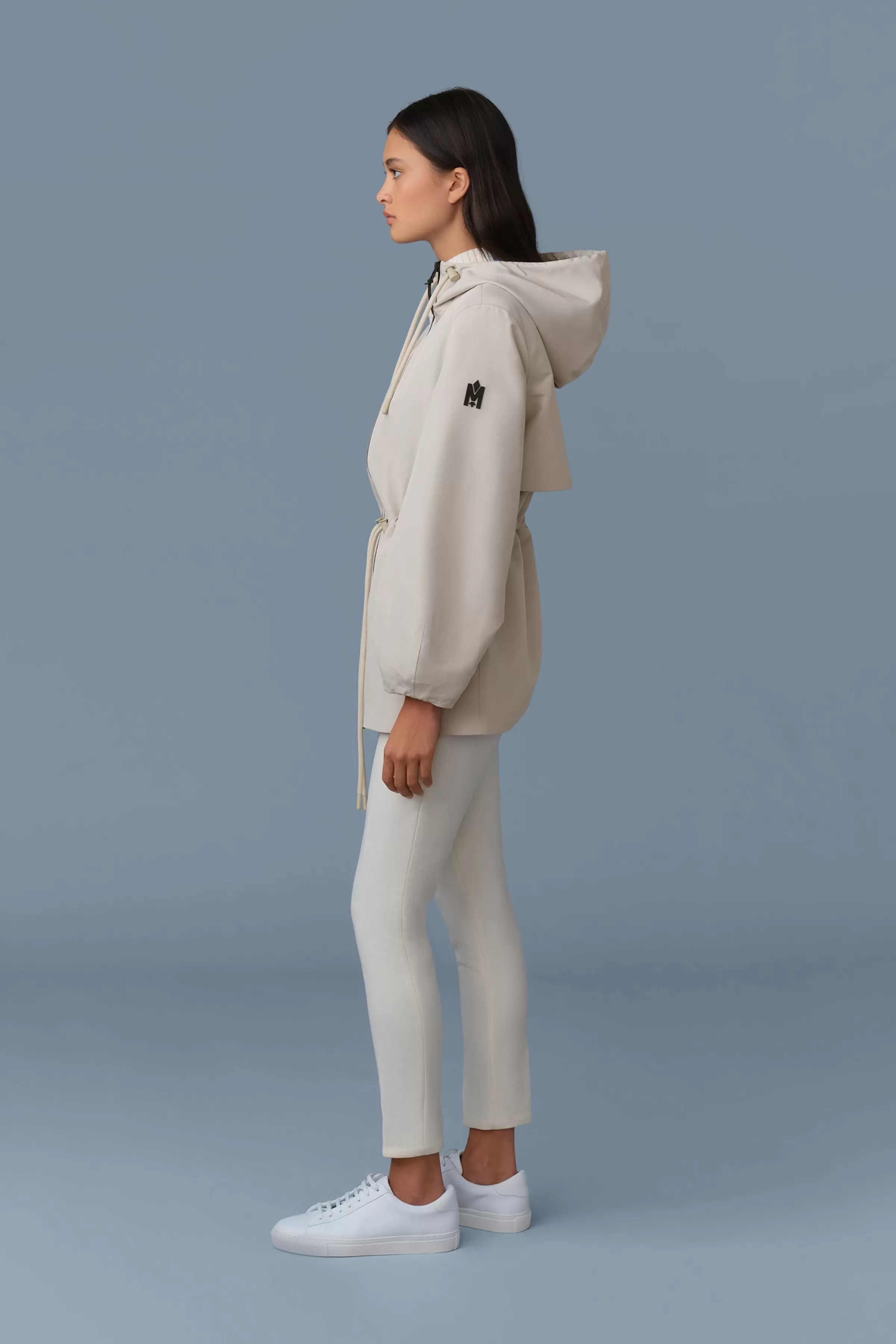 Kalea, Technical Rain Jacket With Drawcord Waist | ® US | Mackage Best