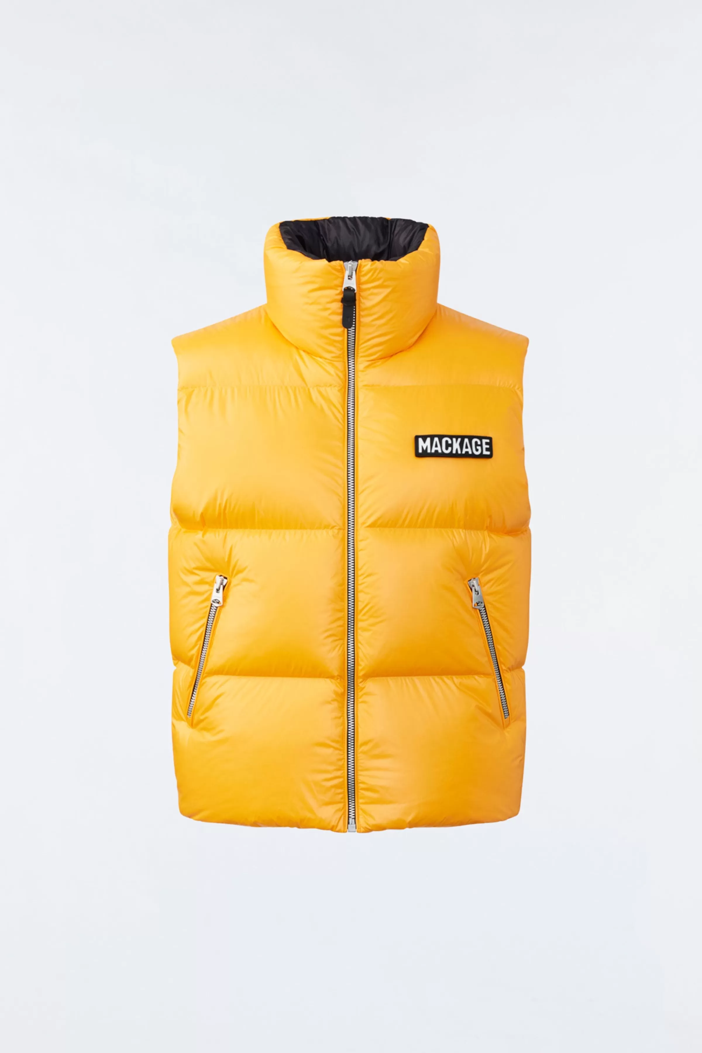 Kane, Lustrous Light Down Vest With Funnel Collar For Men | ® US | Mackage New