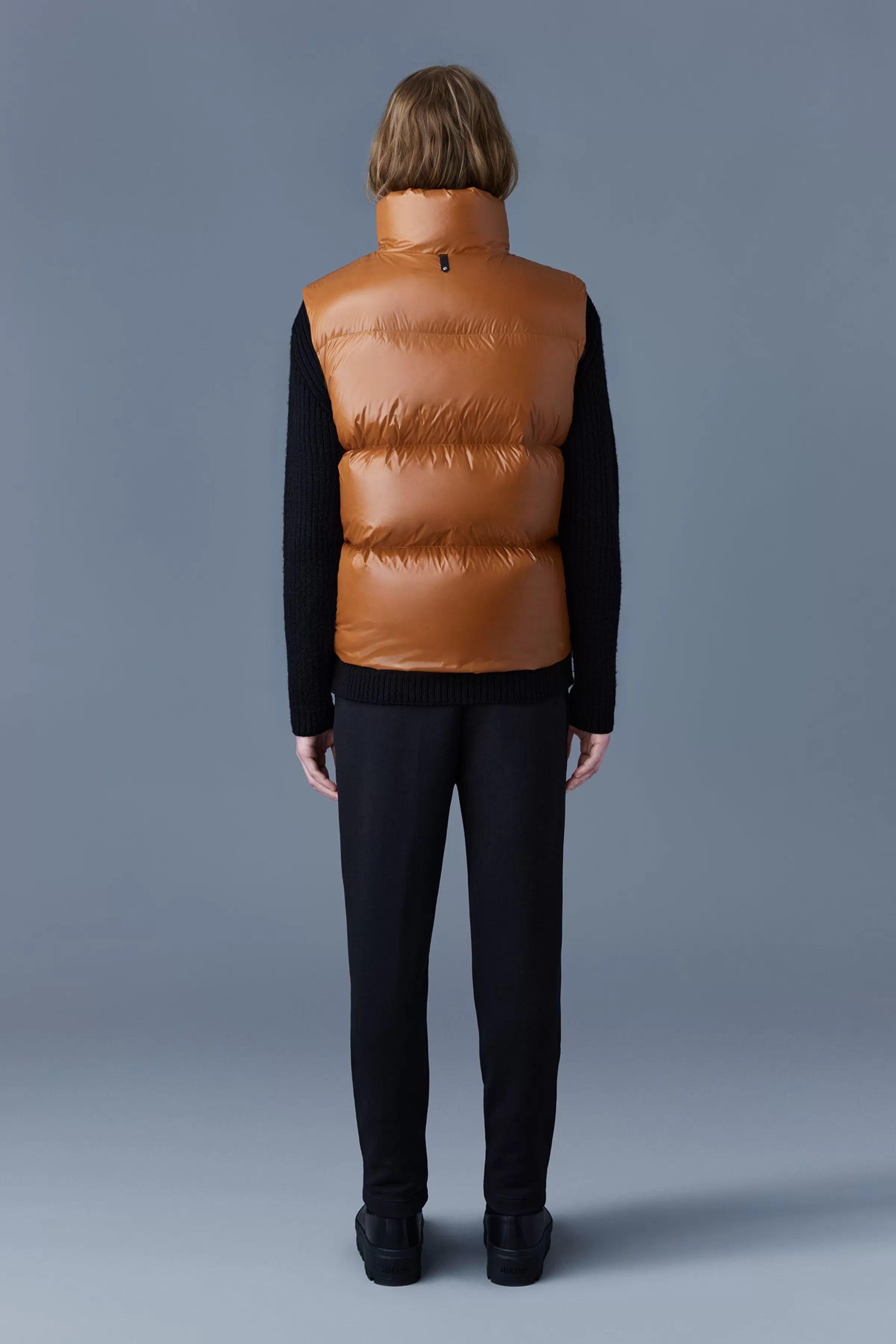 Kane, Lustrous Light Down Vest With Funnel Collar For Men | ® US | Mackage New
