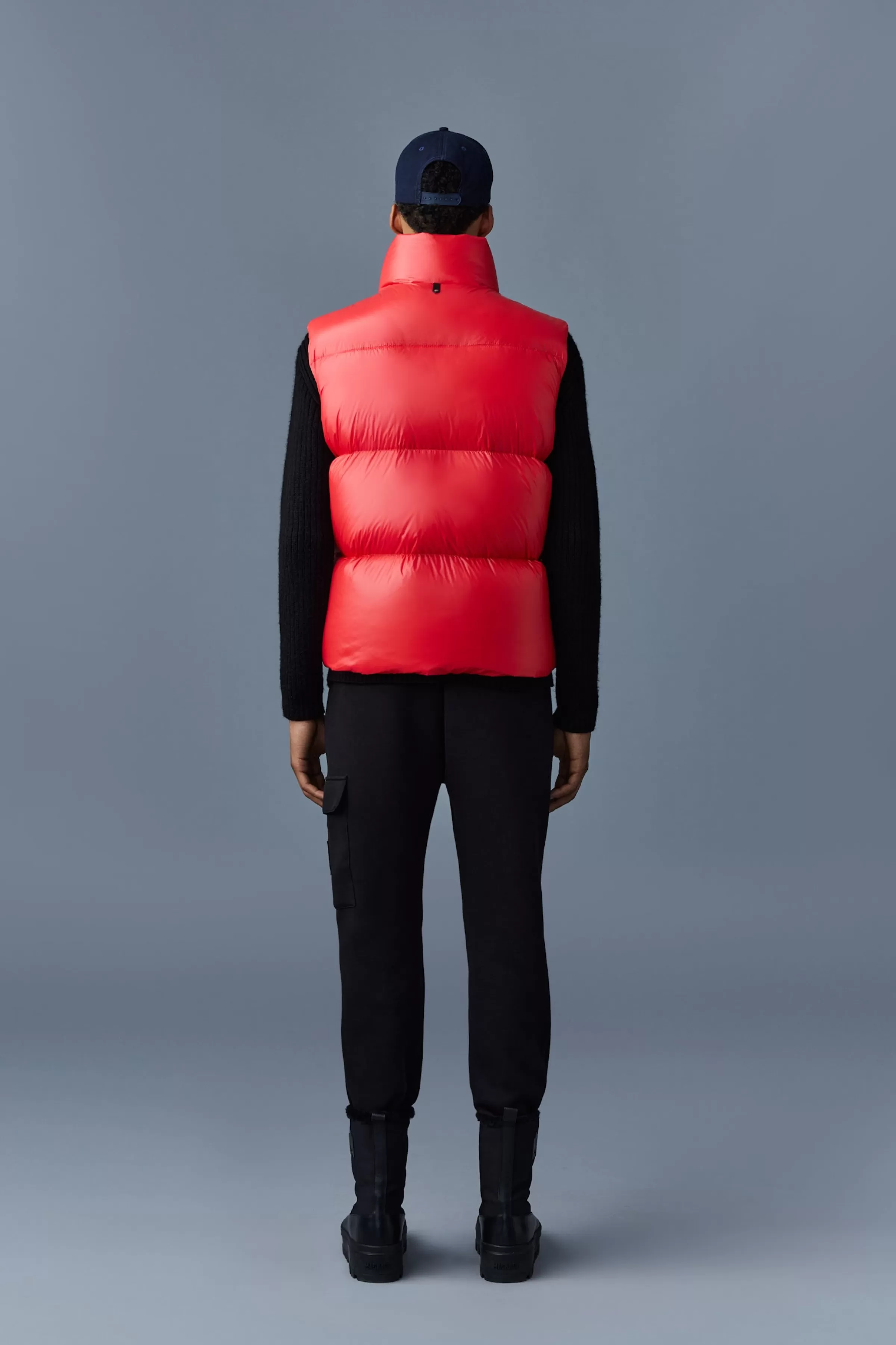 Kane, Lustrous Light Down Vest With Funnel Collar For Men | ® US | Mackage New