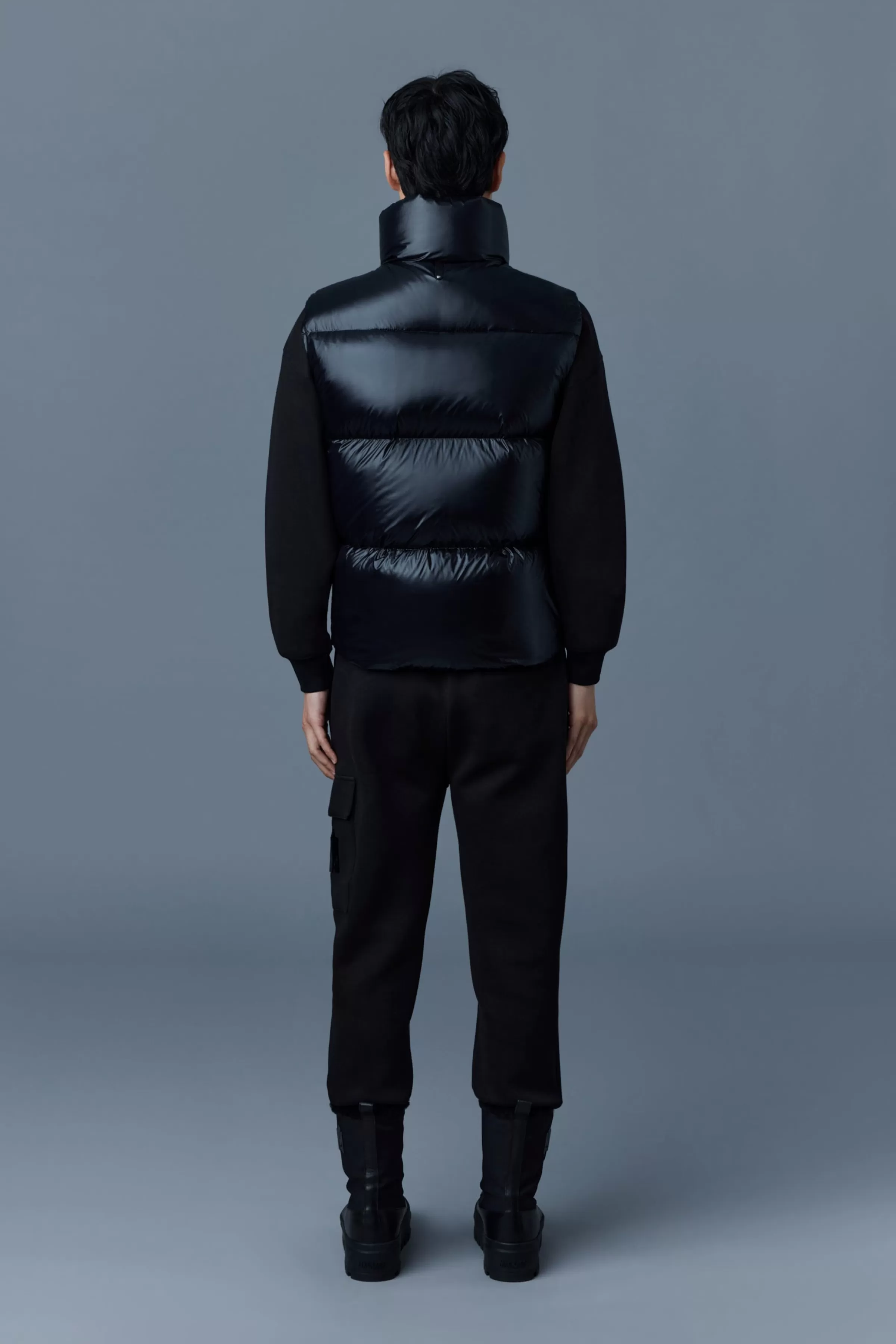 Kane, Lustrous Light Down Vest With Funnel Collar For Men | ® US | Mackage New