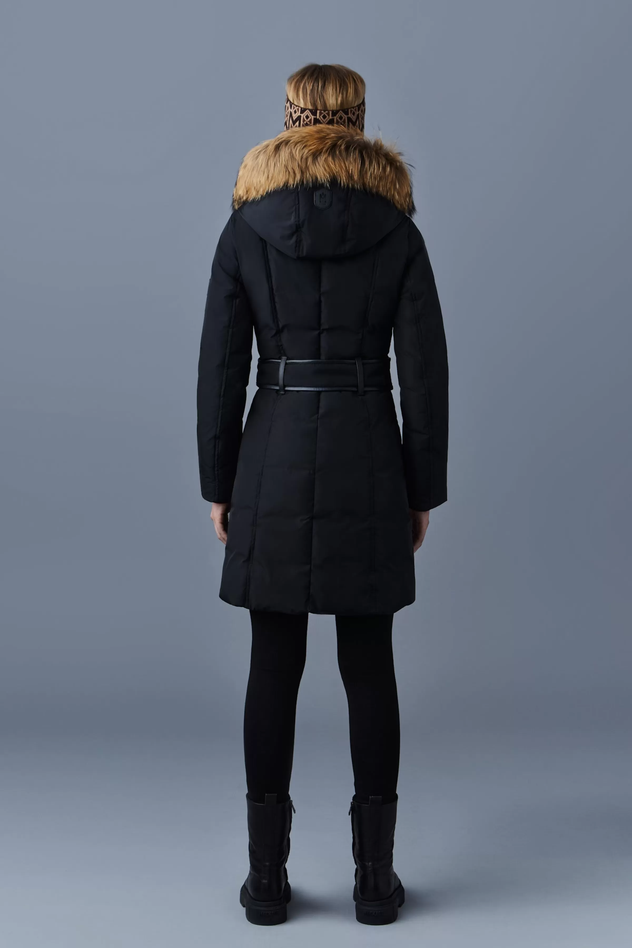 Kay, Down Coat With Natural Fur Signature Collar For Ladies | ® US | Mackage Best Sale