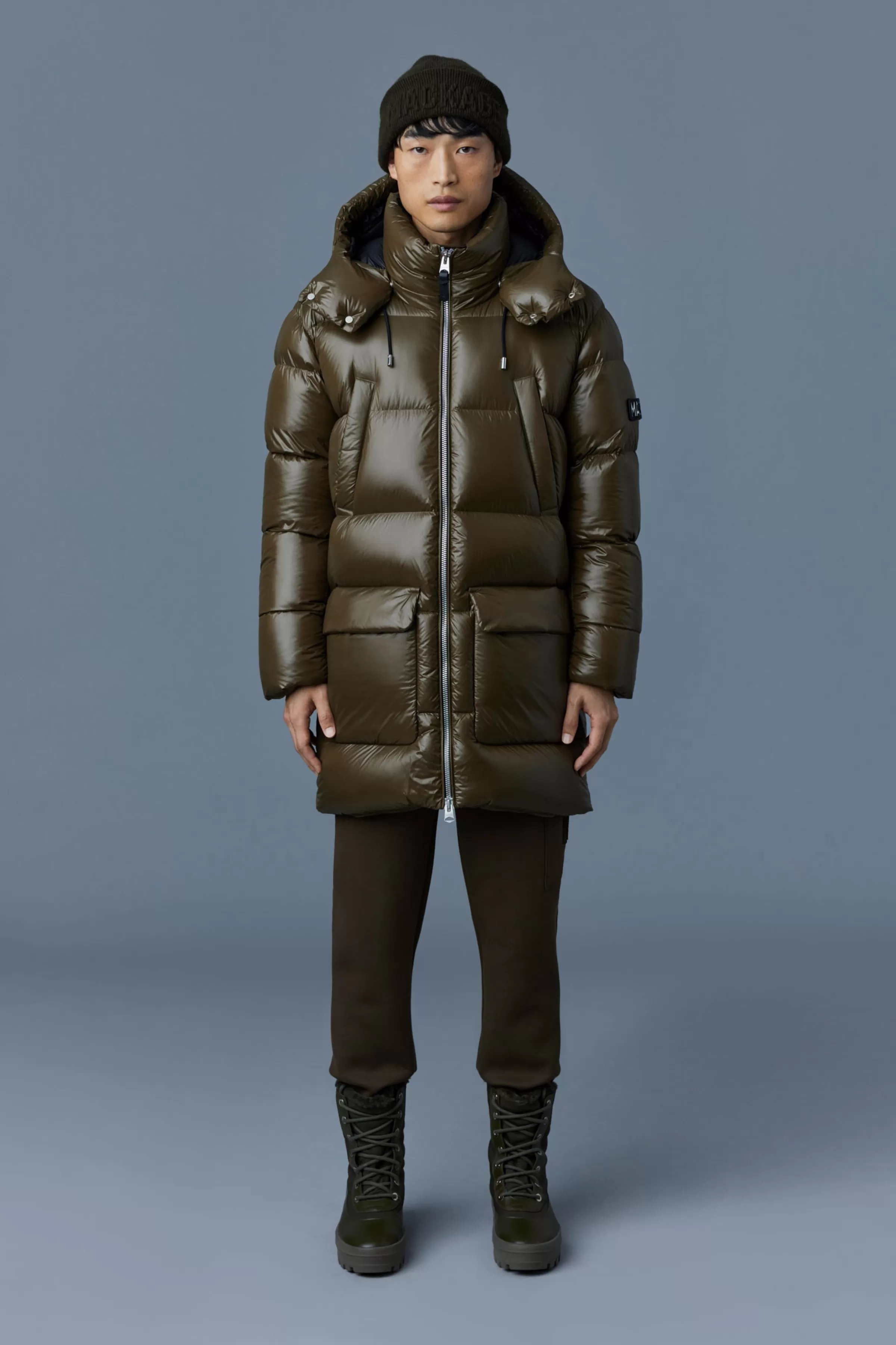 Kendrick, Lustrous Light Down Parka With Hood For Men | ® US | Mackage Sale