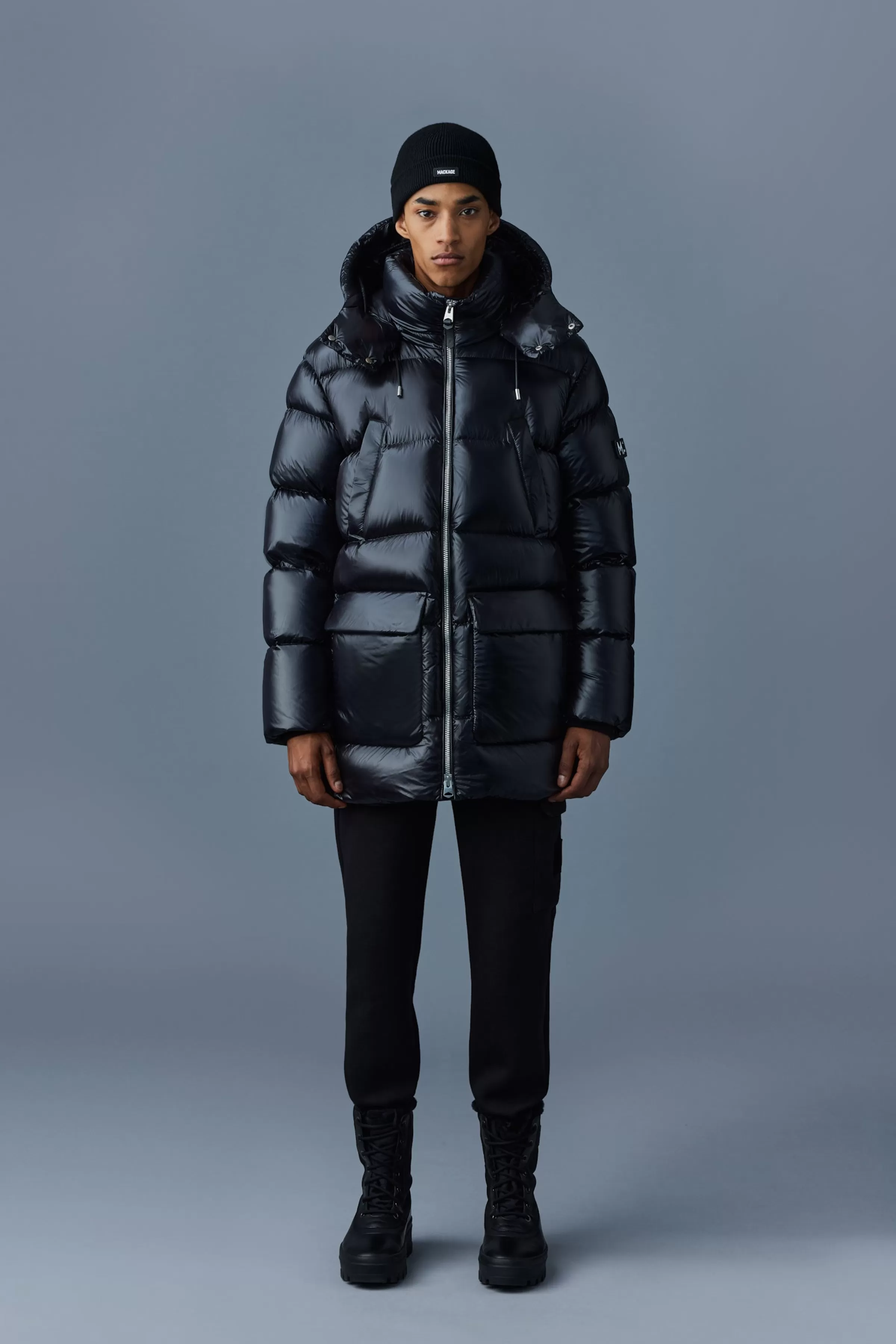 Kendrick, Lustrous Light Down Parka With Hood For Men | ® US | Mackage Sale