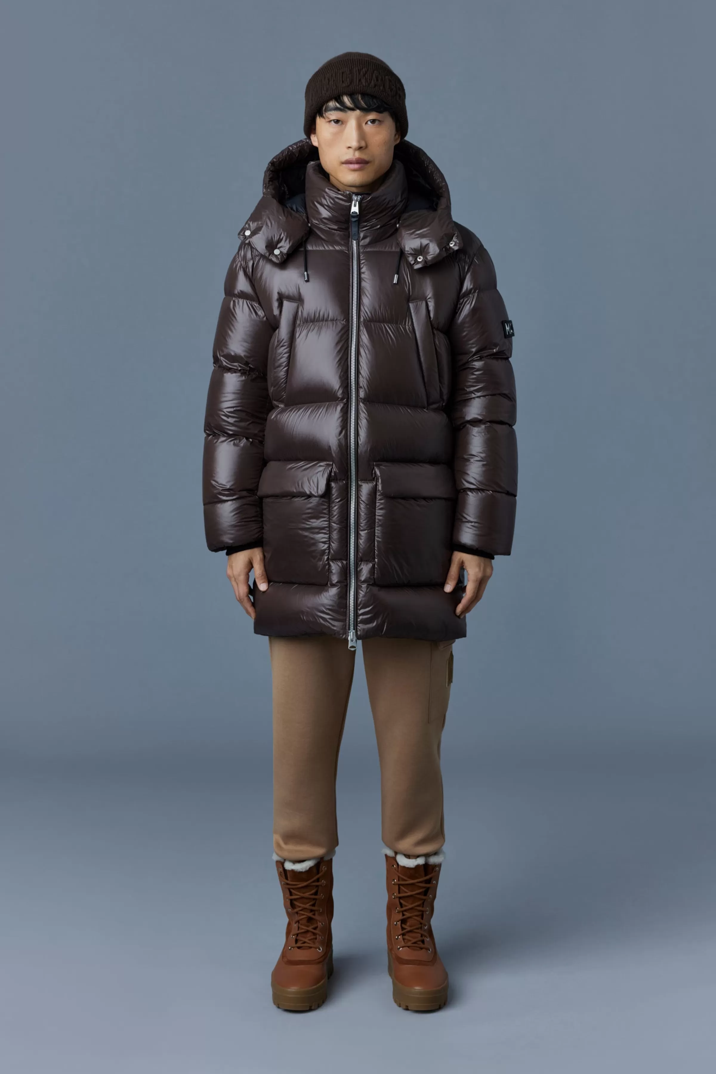 Kendrick, Lustrous Light Down Parka With Hood For Men | ® US | Mackage Sale