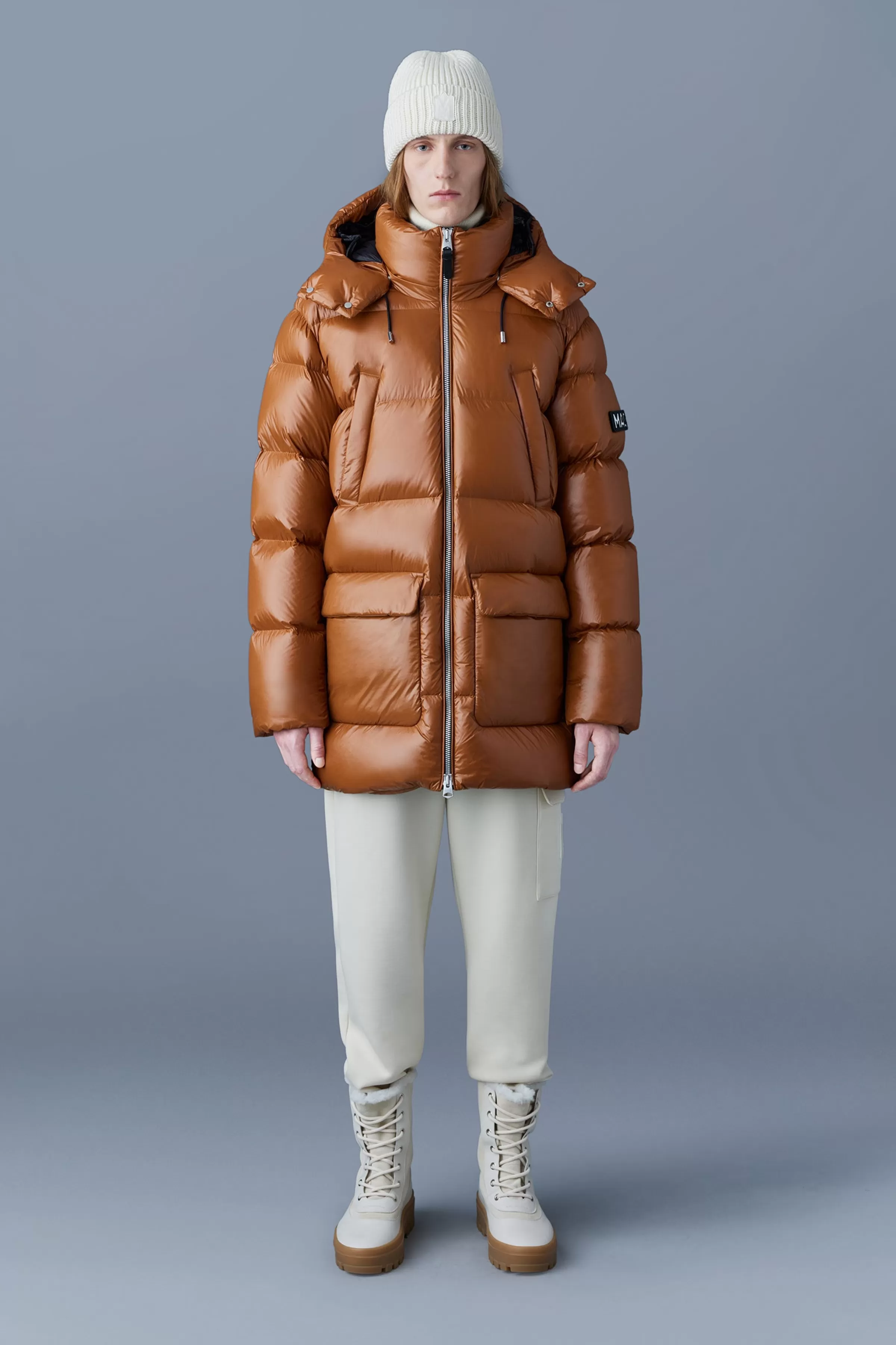 Kendrick, Lustrous Light Down Parka With Hood For Men | ® US | Mackage Sale