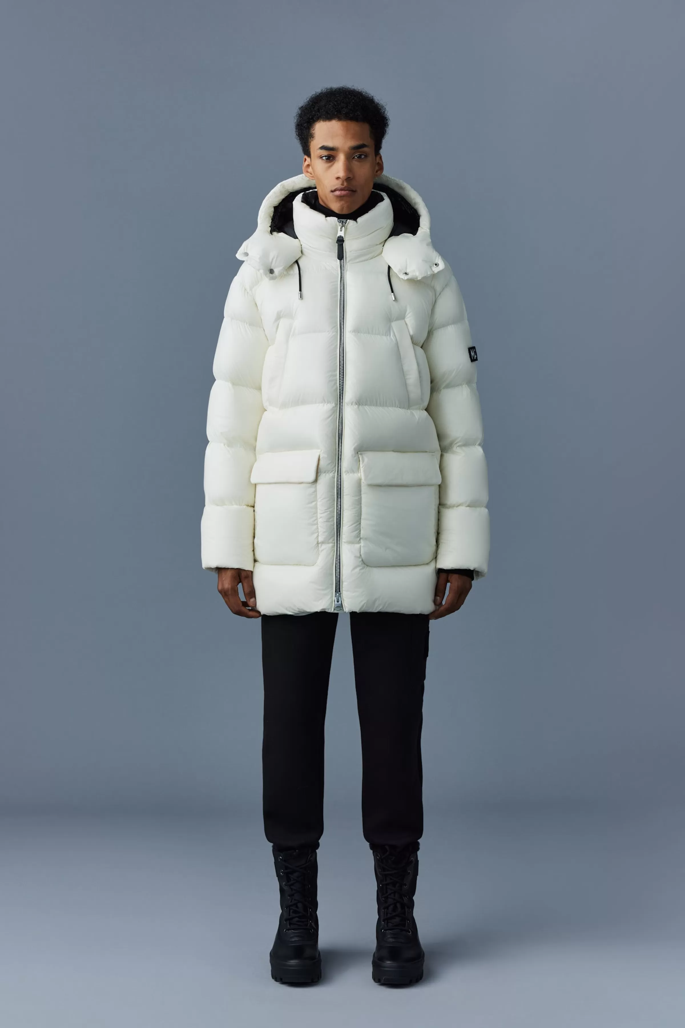 Kendrick, Lustrous Light Down Parka With Hood For Men | ® US | Mackage Sale