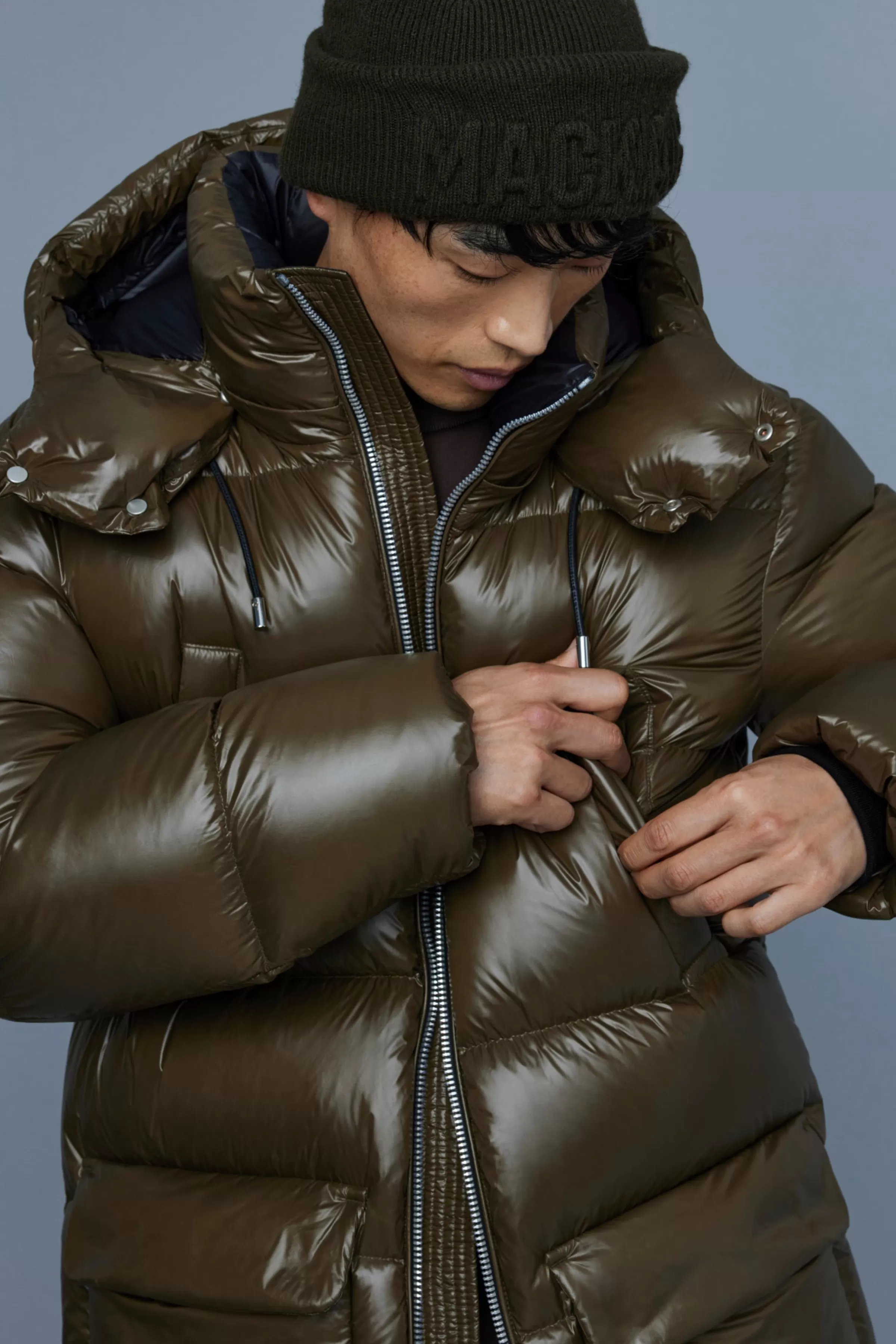 Kendrick, Lustrous Light Down Parka With Hood For Men | ® US | Mackage Sale