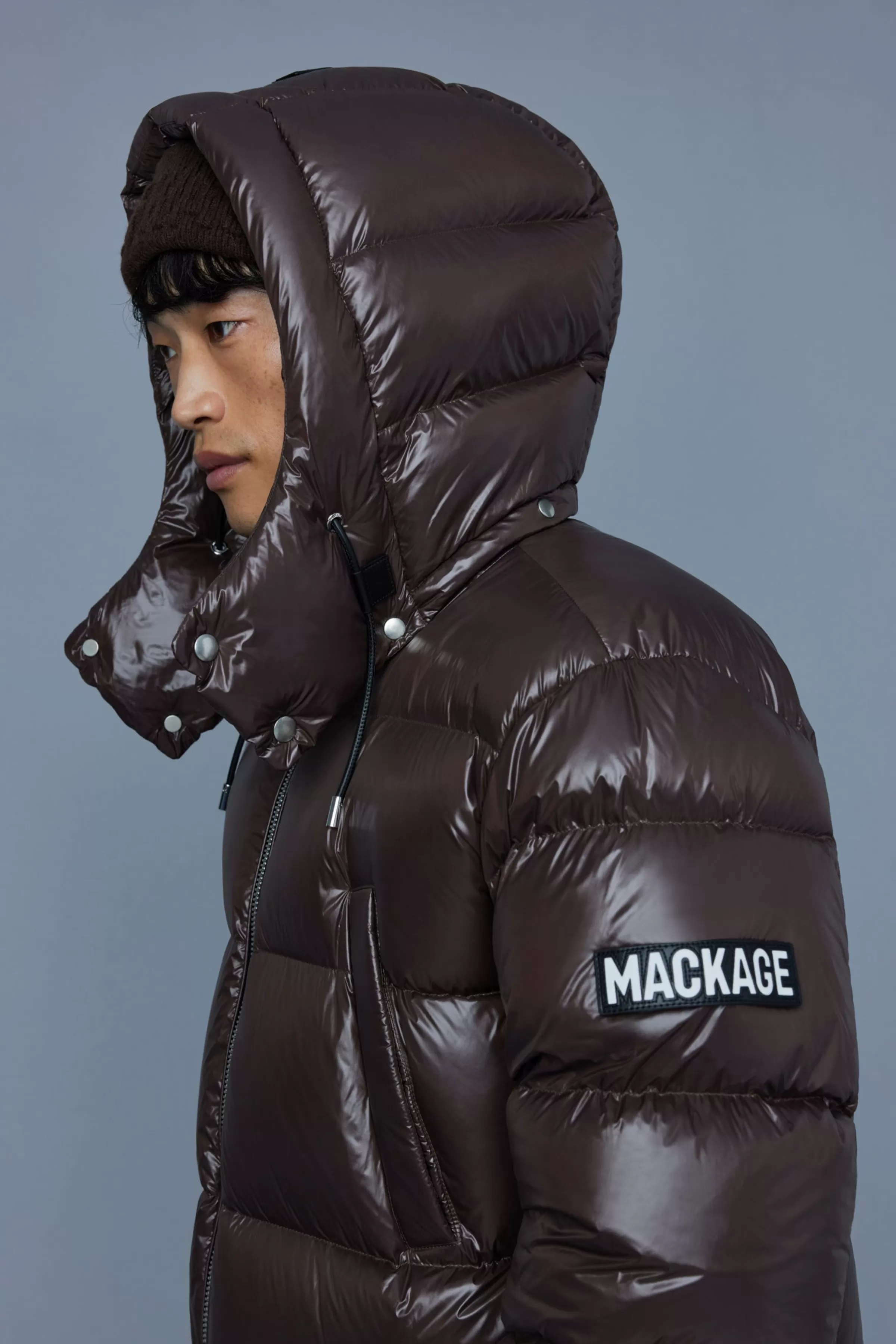 Kendrick, Lustrous Light Down Parka With Hood For Men | ® US | Mackage Sale