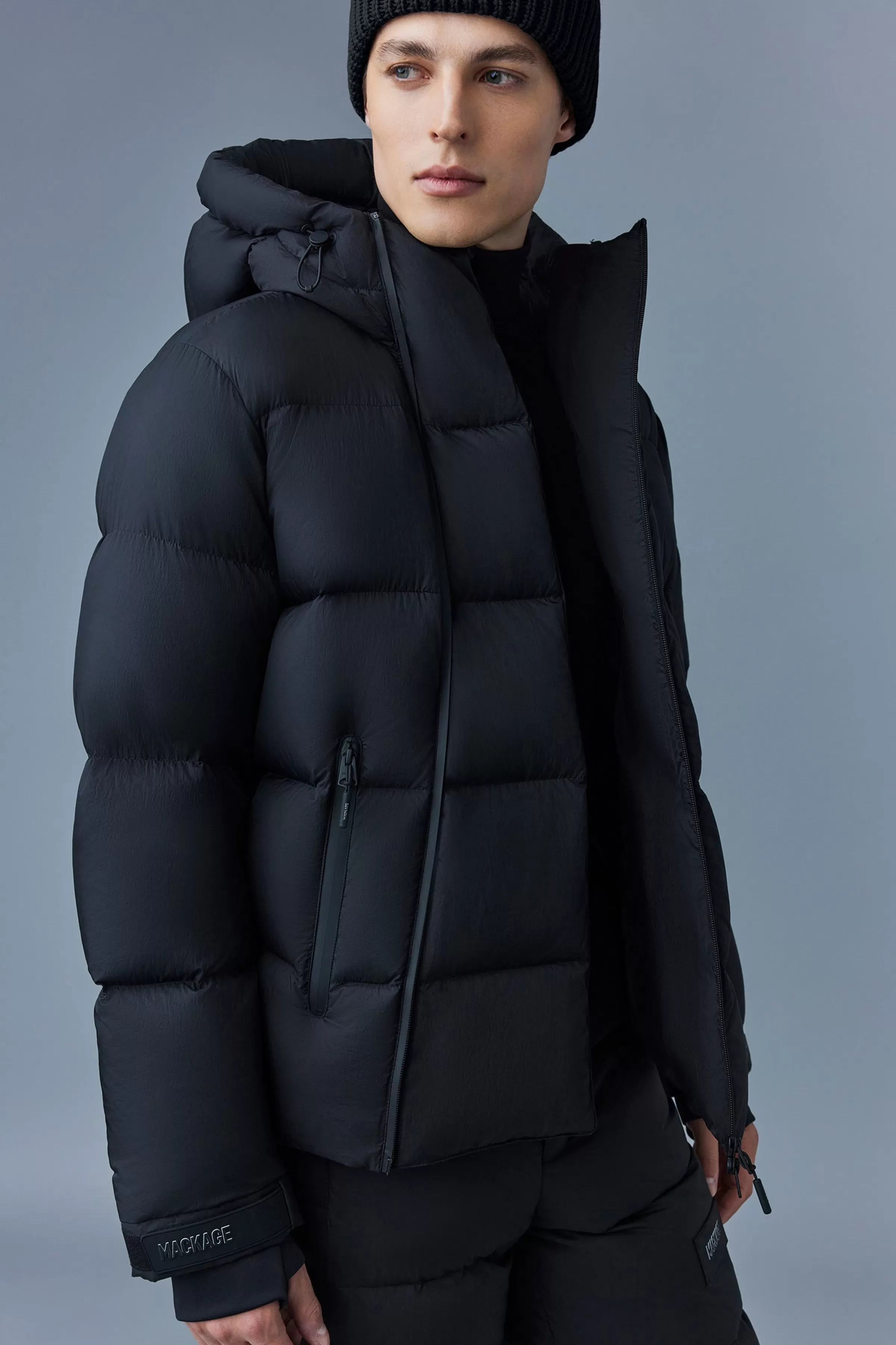 Kenji, Down Ski Jacket With Asymmetrical Zip Closure For Men | ® US | Mackage Online