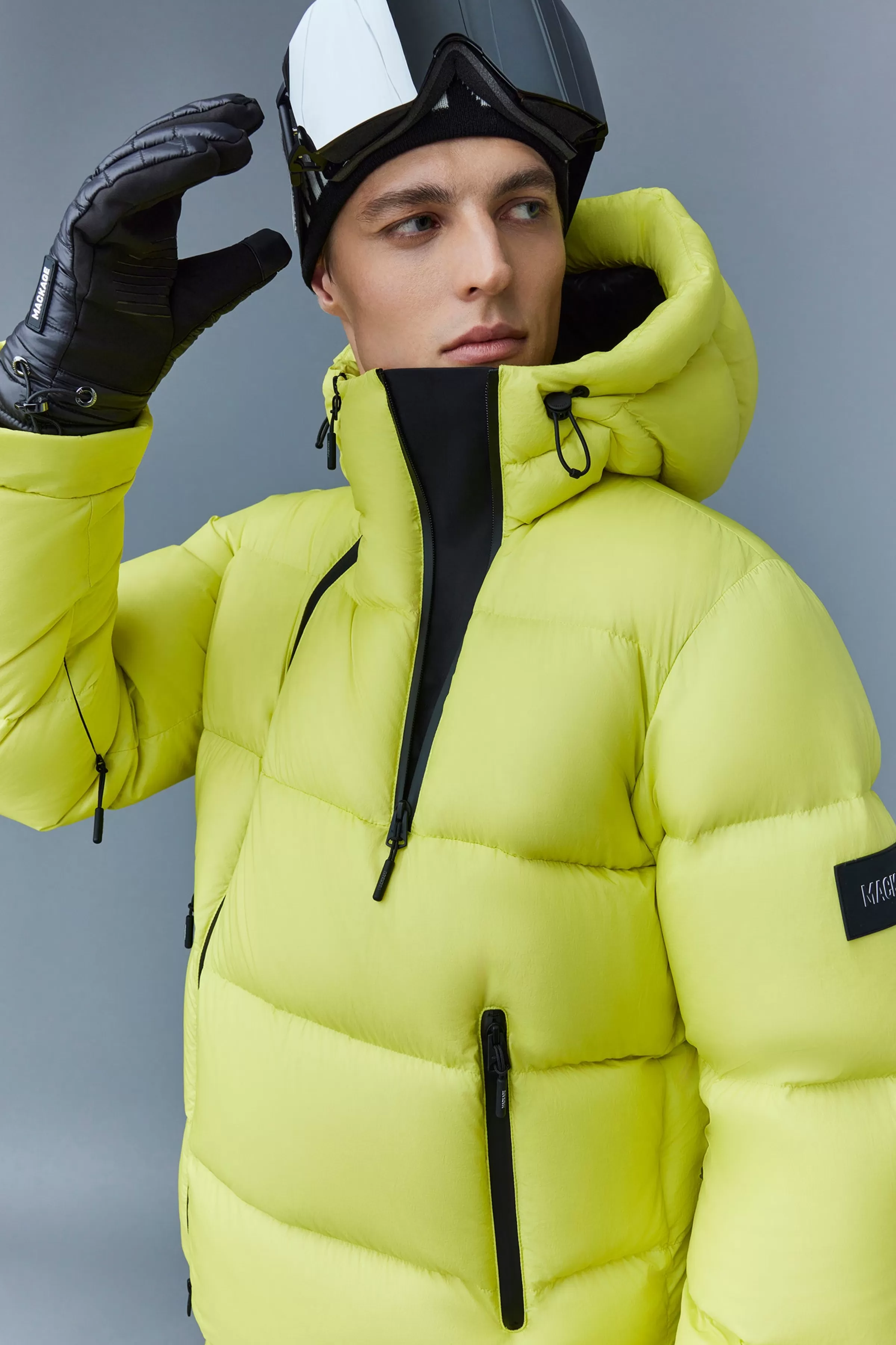 Kenji, Down Ski Jacket With Asymmetrical Zip Closure For Men | ® US | Mackage Online
