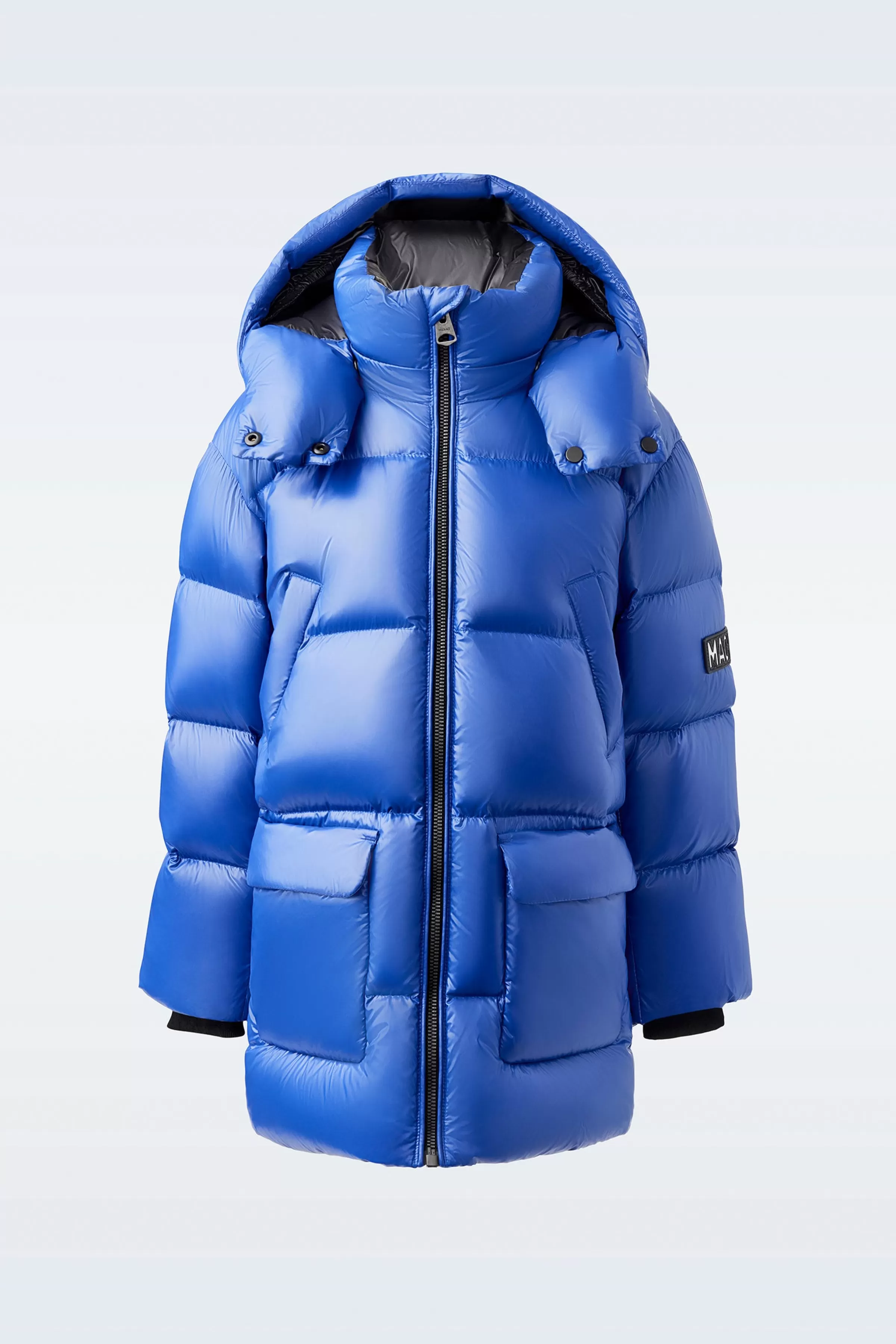 Kennie, Lustrous Light Down Parka With Hood For Kids (8-14 Years) | ® US | Mackage Flash Sale