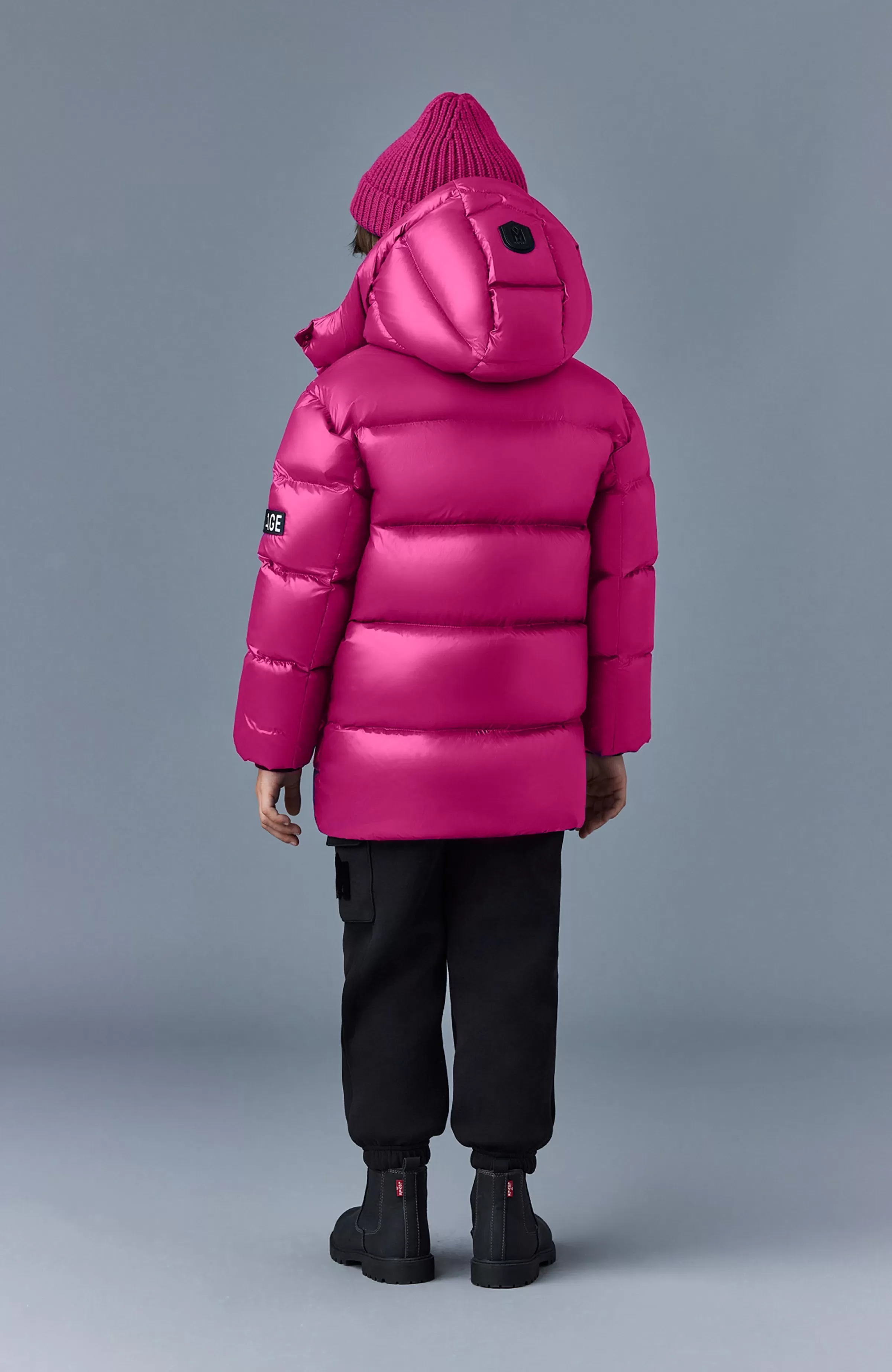 Kennie, Lustrous Light Down Parka With Hood For Kids (8-14 Years) | ® US | Mackage Flash Sale