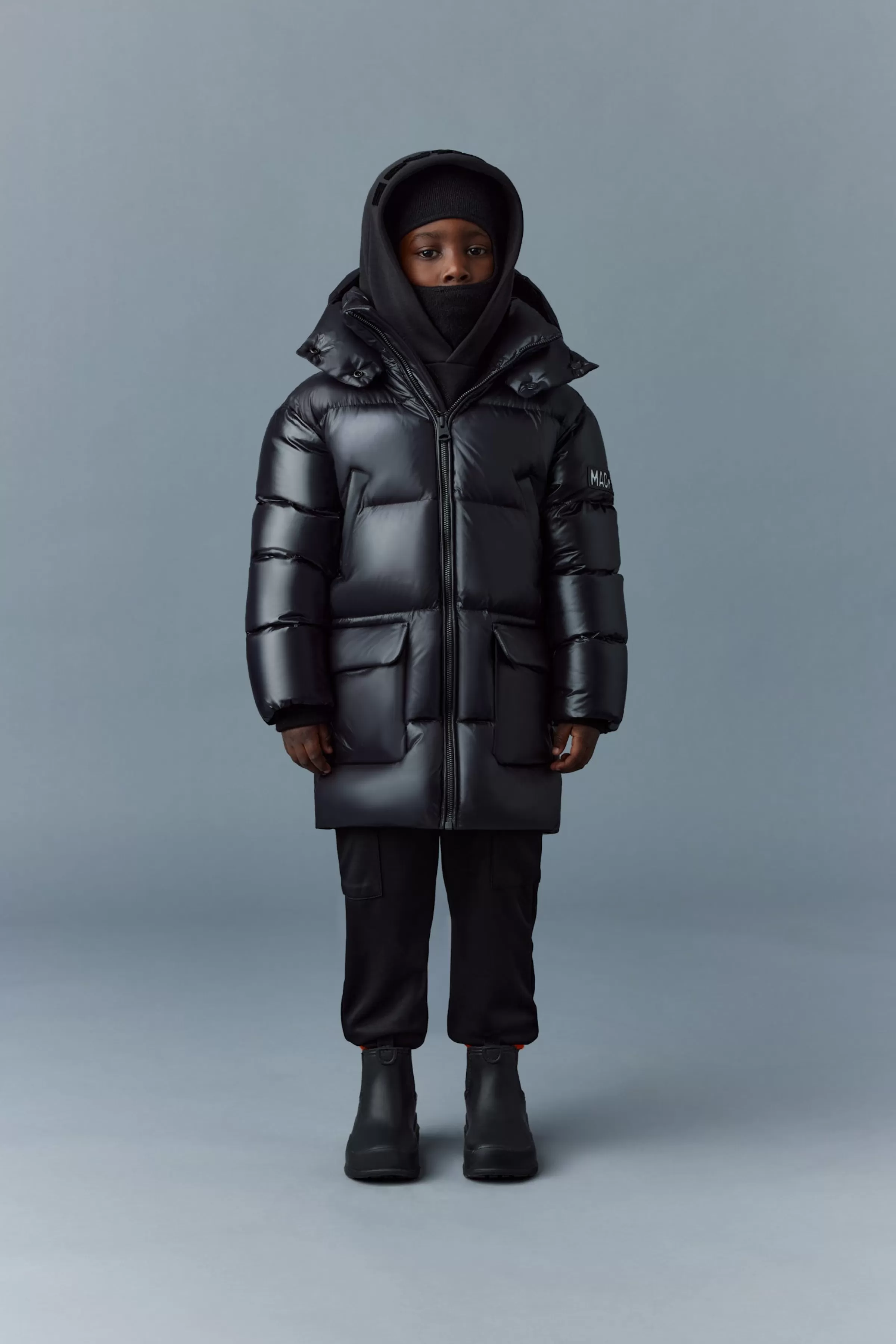 Kennie, Lustrous Light Down Parka With Hood For Kids (8-14 Years) | ® US | Mackage Flash Sale
