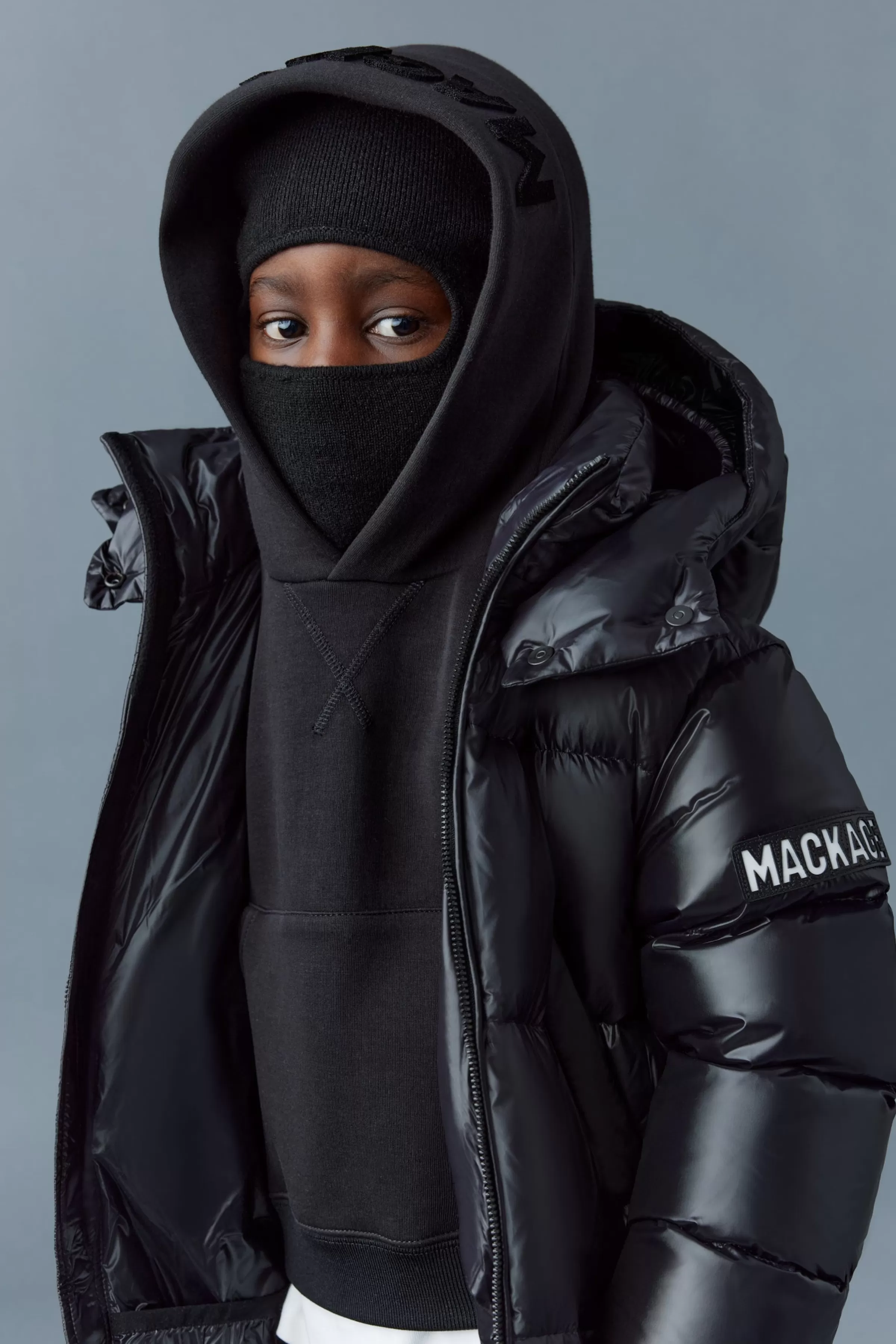 Kennie, Lustrous Light Down Parka With Hood For Kids (8-14 Years) | ® US | Mackage Flash Sale