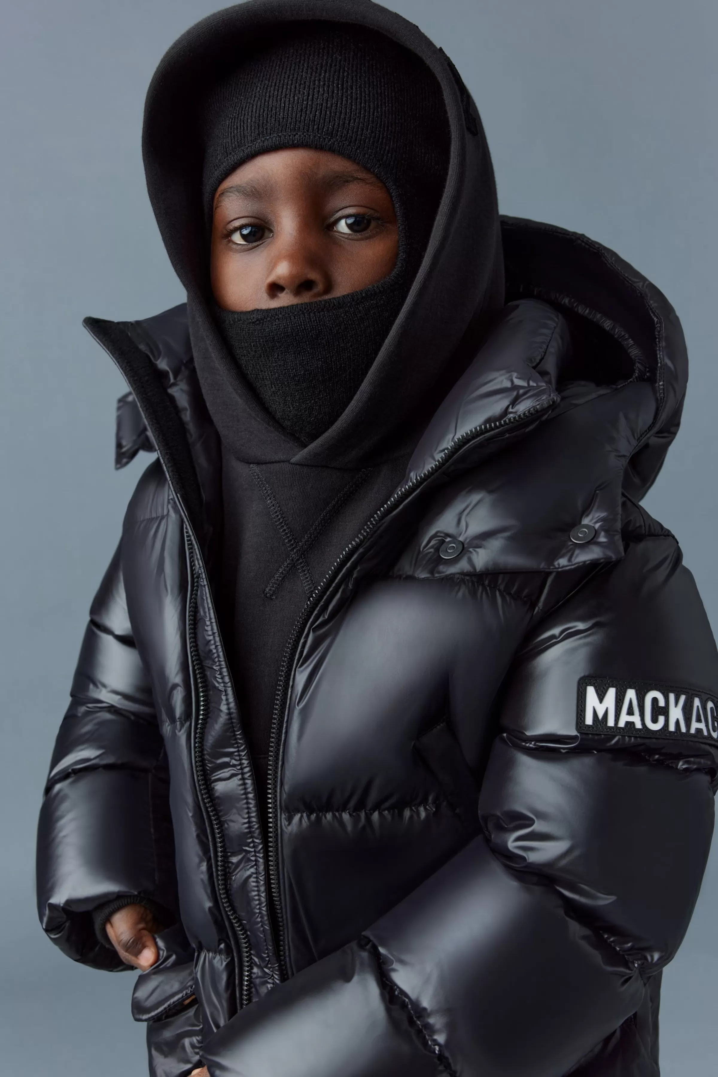 Kennie, Lustrous Light Down Parka With Hood For Kids (8-14 Years) | ® US | Mackage Flash Sale