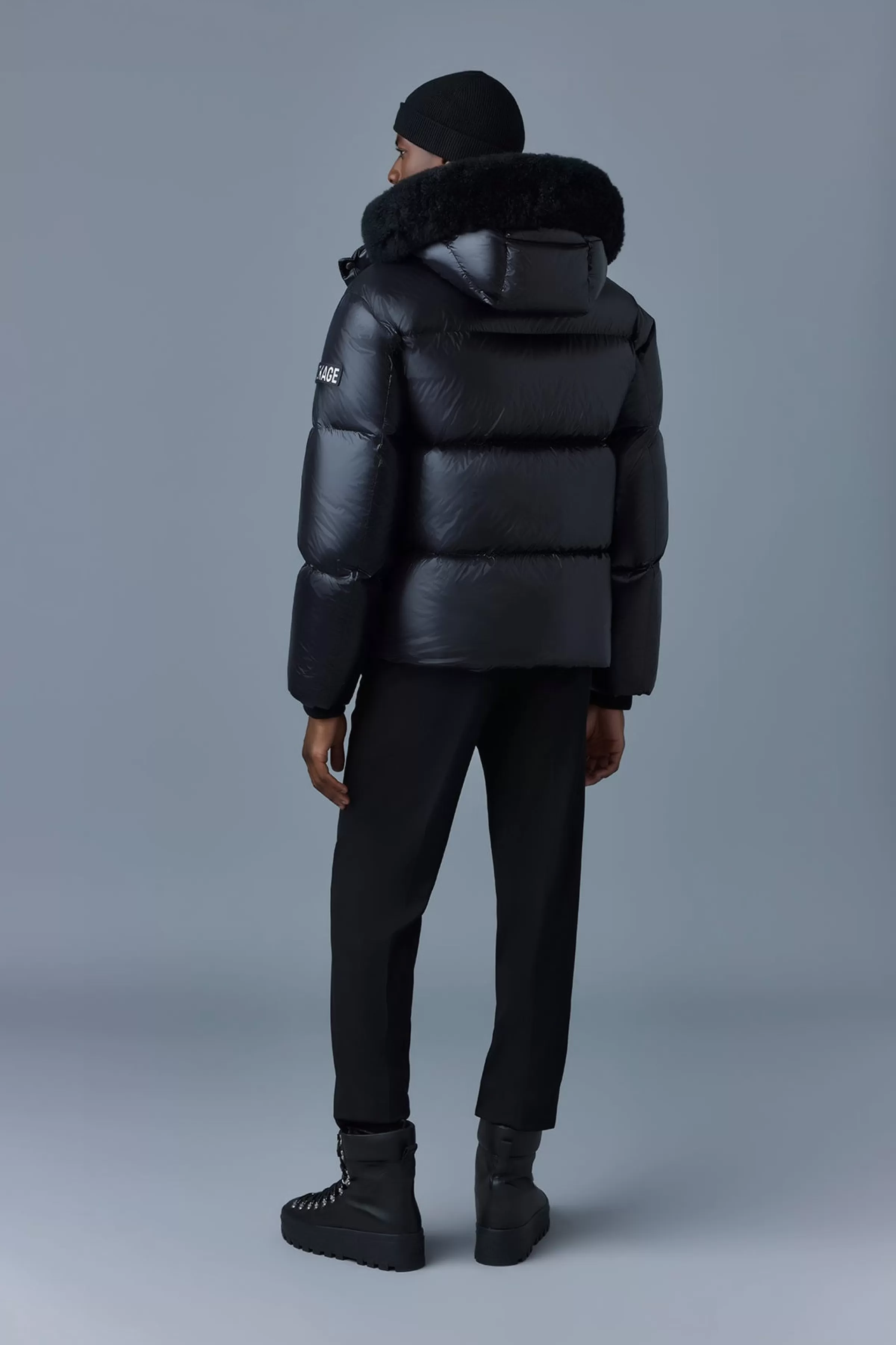 Kent, Down Jacket With Removable Hood And Fur Trim For Men | ® US | Mackage Outlet