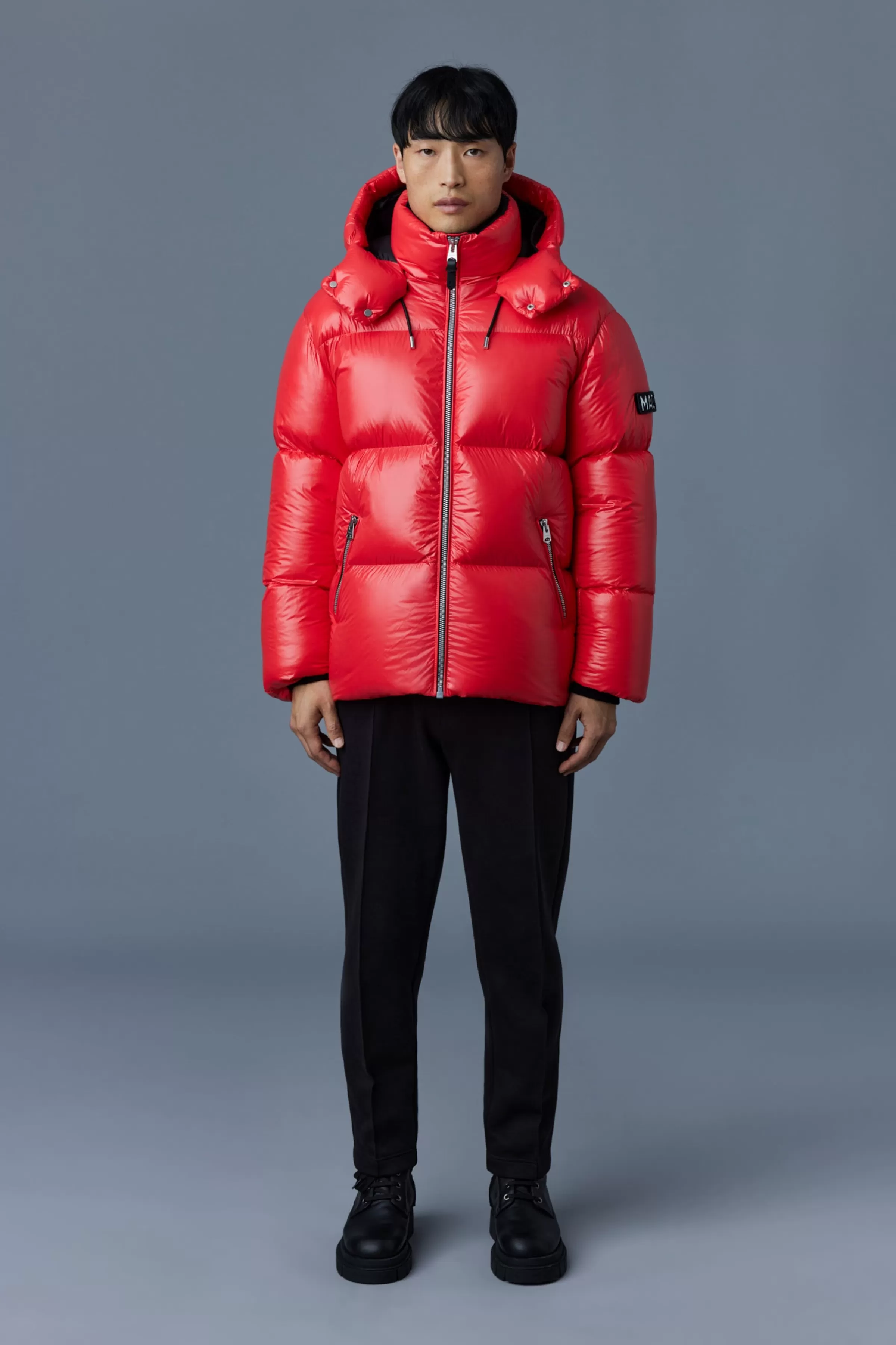 Kent, Lustrous Light Down Jacket With Hood For Men | ® US | Mackage Best