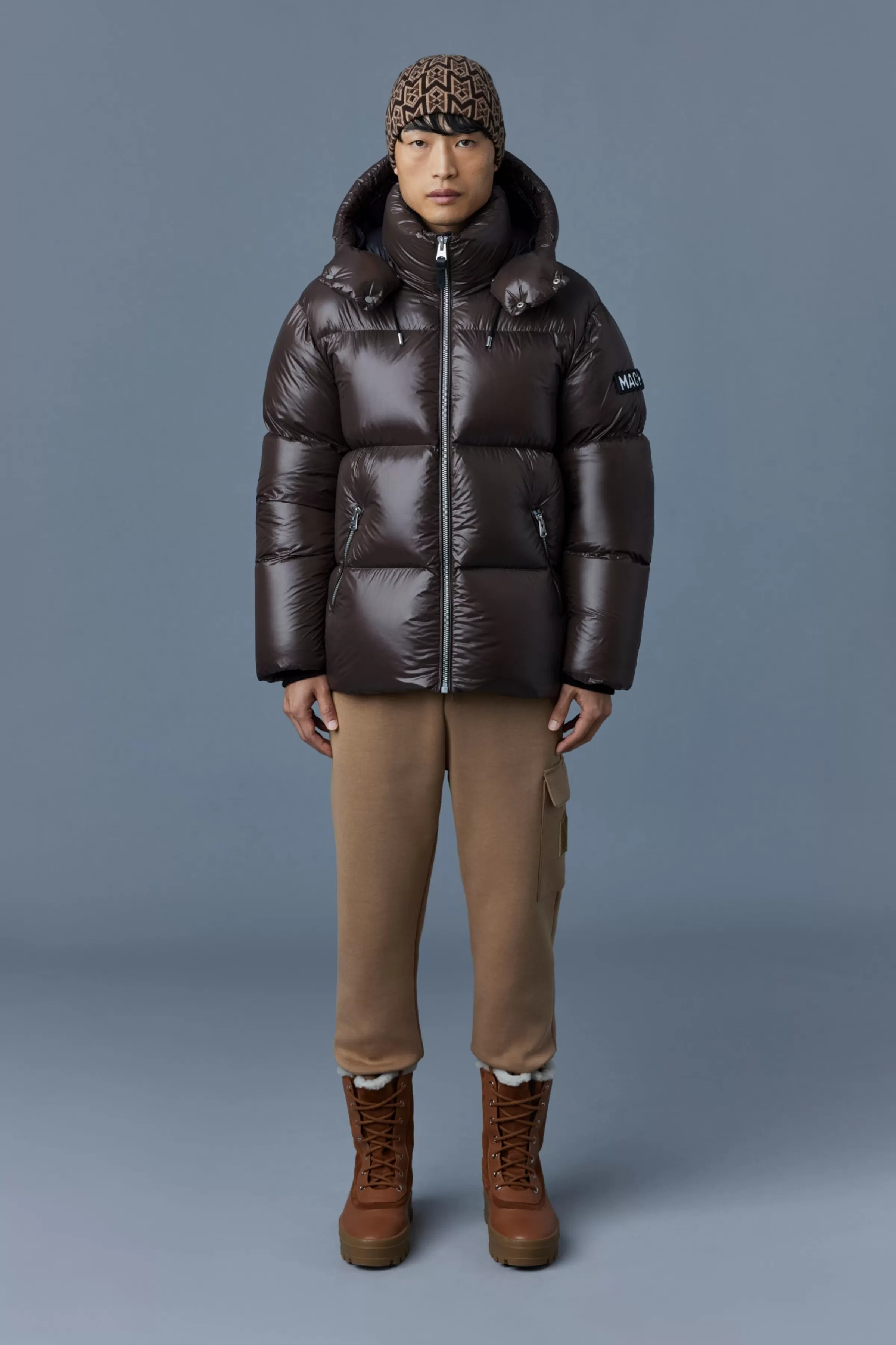 Kent, Lustrous Light Down Jacket With Hood For Men | ® US | Mackage Best