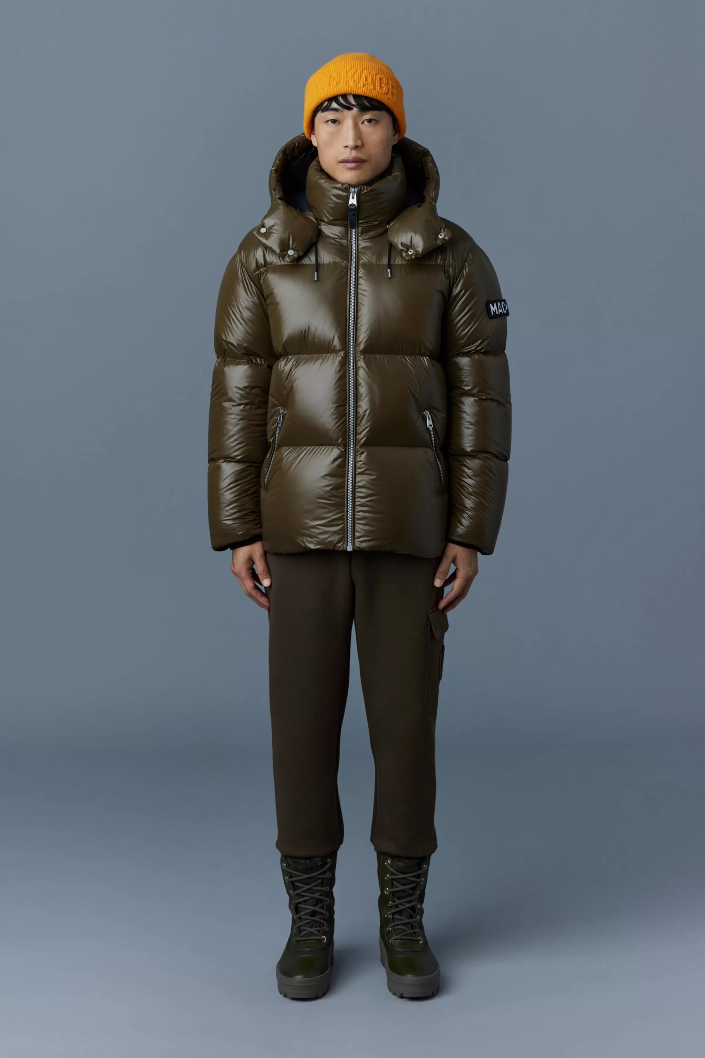 Kent, Lustrous Light Down Jacket With Hood For Men | ® US | Mackage Best