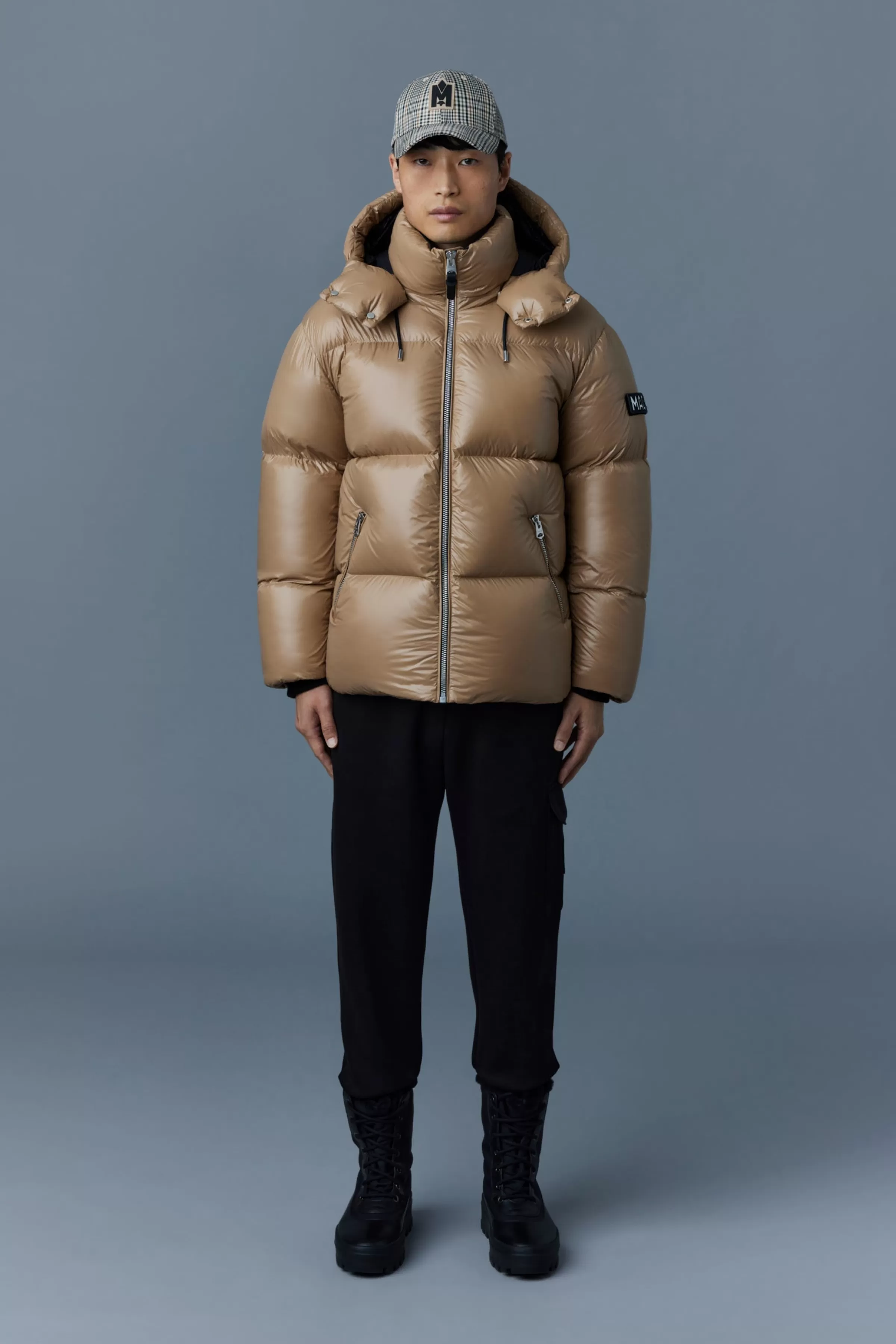 Kent, Lustrous Light Down Jacket With Hood For Men | ® US | Mackage Best