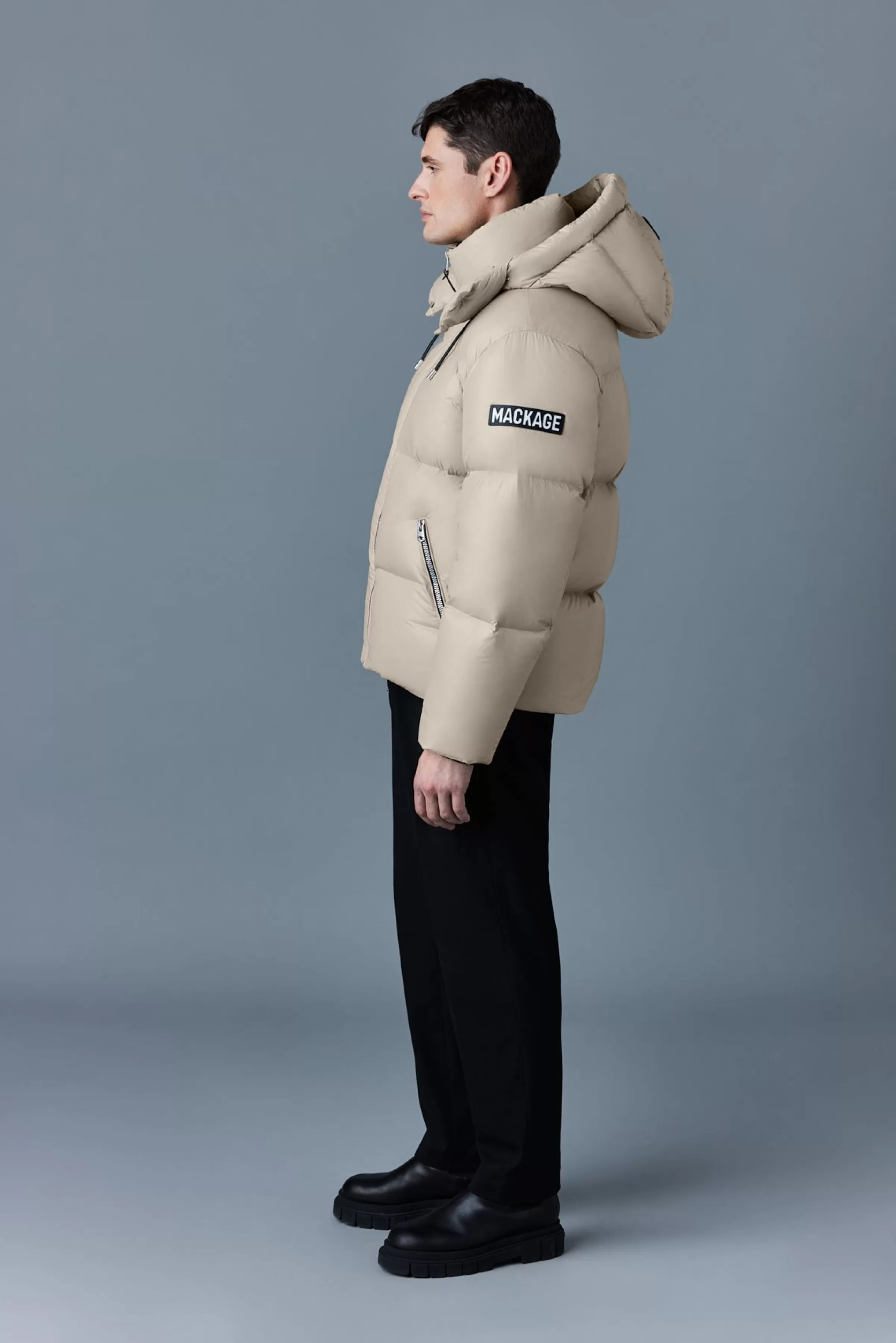 Kent, Lustrous Light Down Jacket With Hood For Men | ® US | Mackage Best