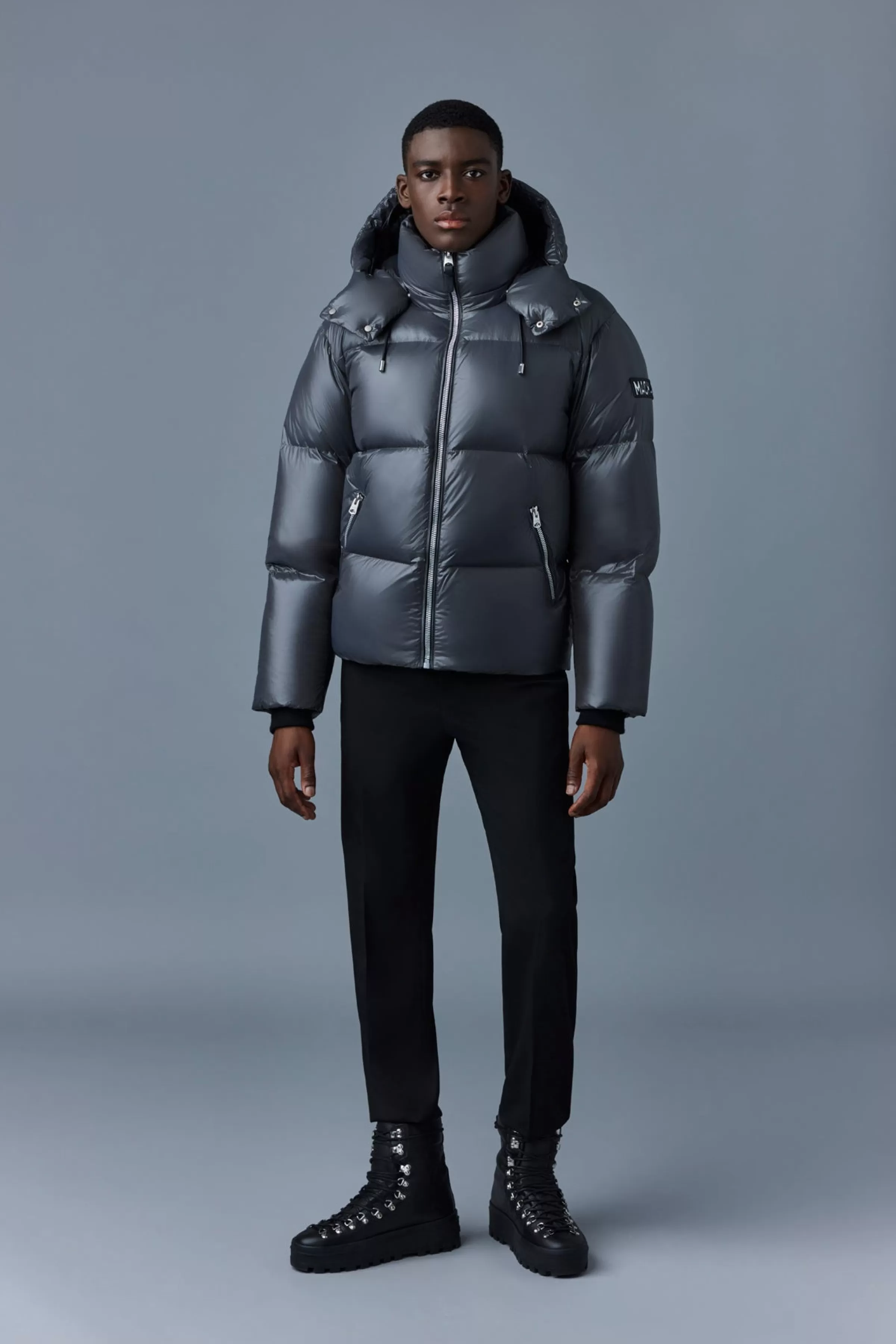 Kent, Lustrous Light Down Jacket With Hood For Men | ® US | Mackage Best